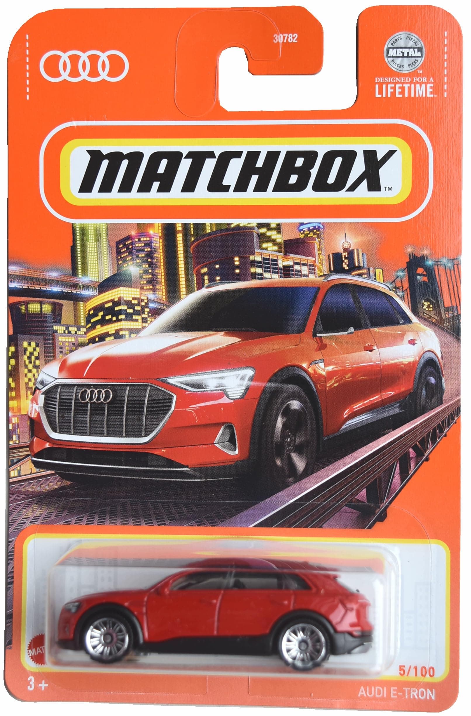 Matchbox Red Audi E Tron 2023 Car Toy Vehicle