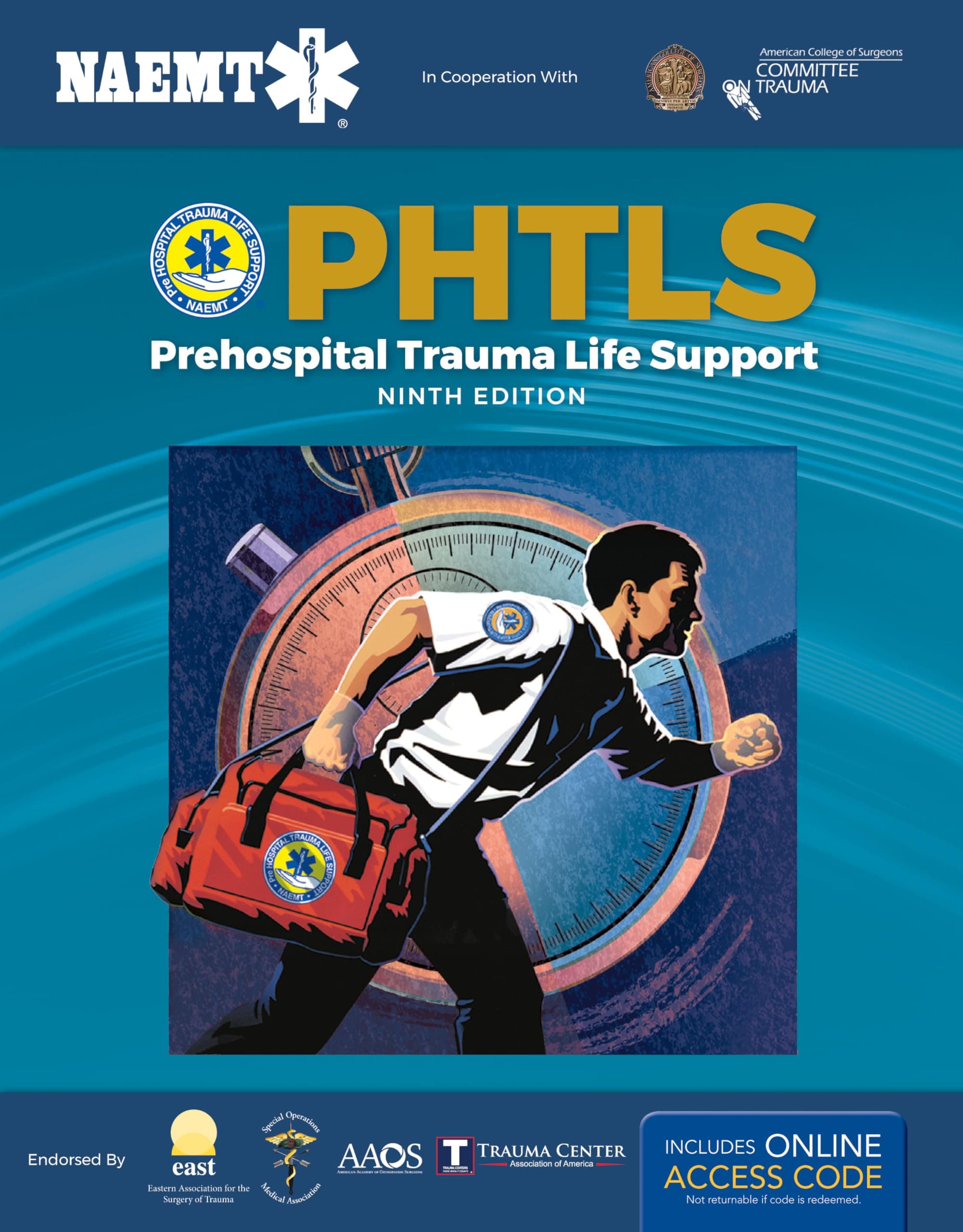 Phtls: Prehospital Trauma Life Support: Prehospital Trauma Life Support Paperback – Big Book, 30 October 2018