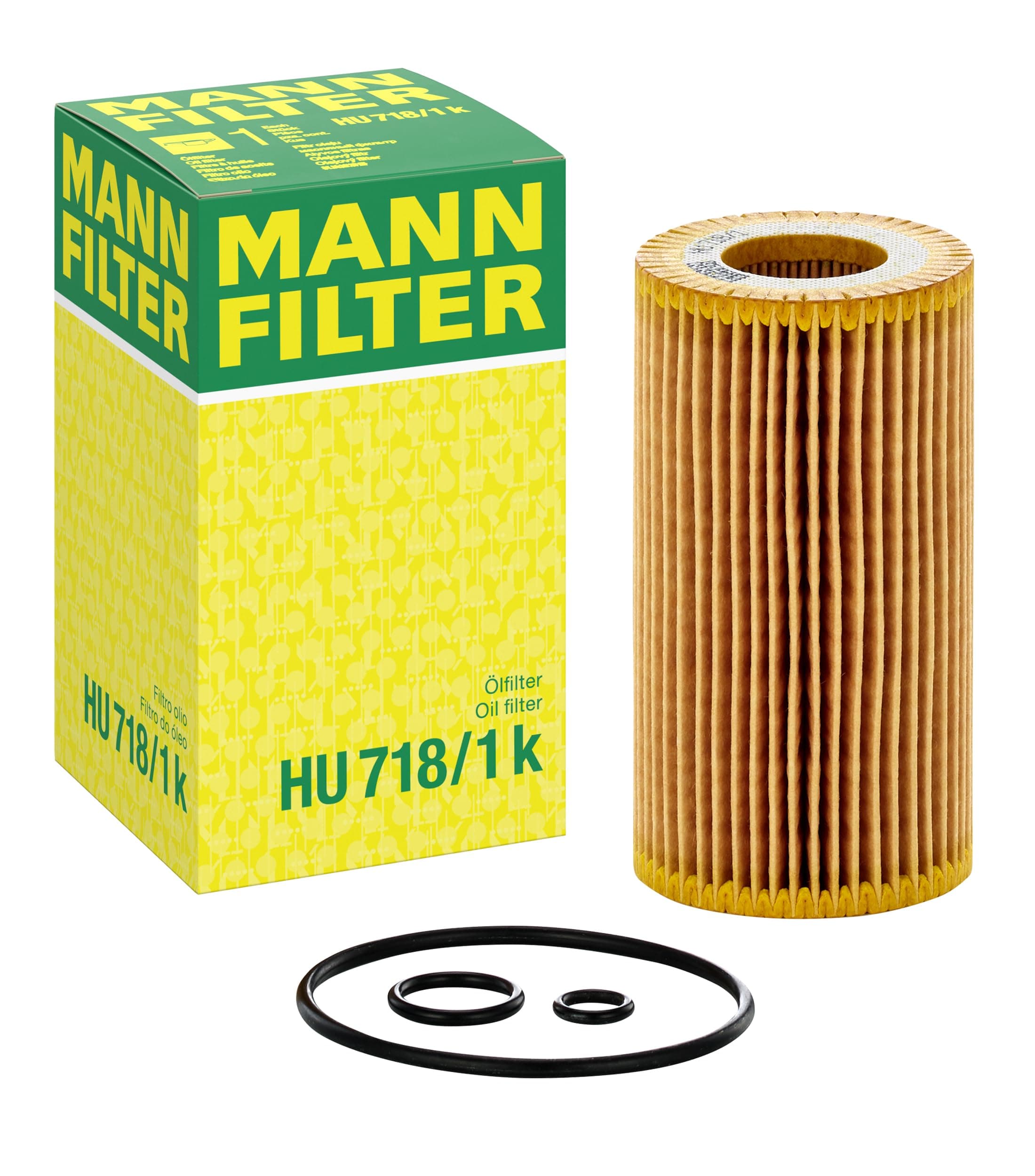 Mann Filter HU718/1Z Oil Filter Element, Metal Free