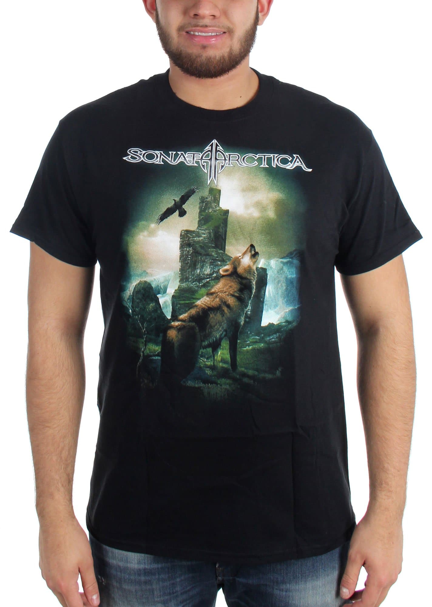 Mens Somewhere T-Shirt, XX-Large, Black