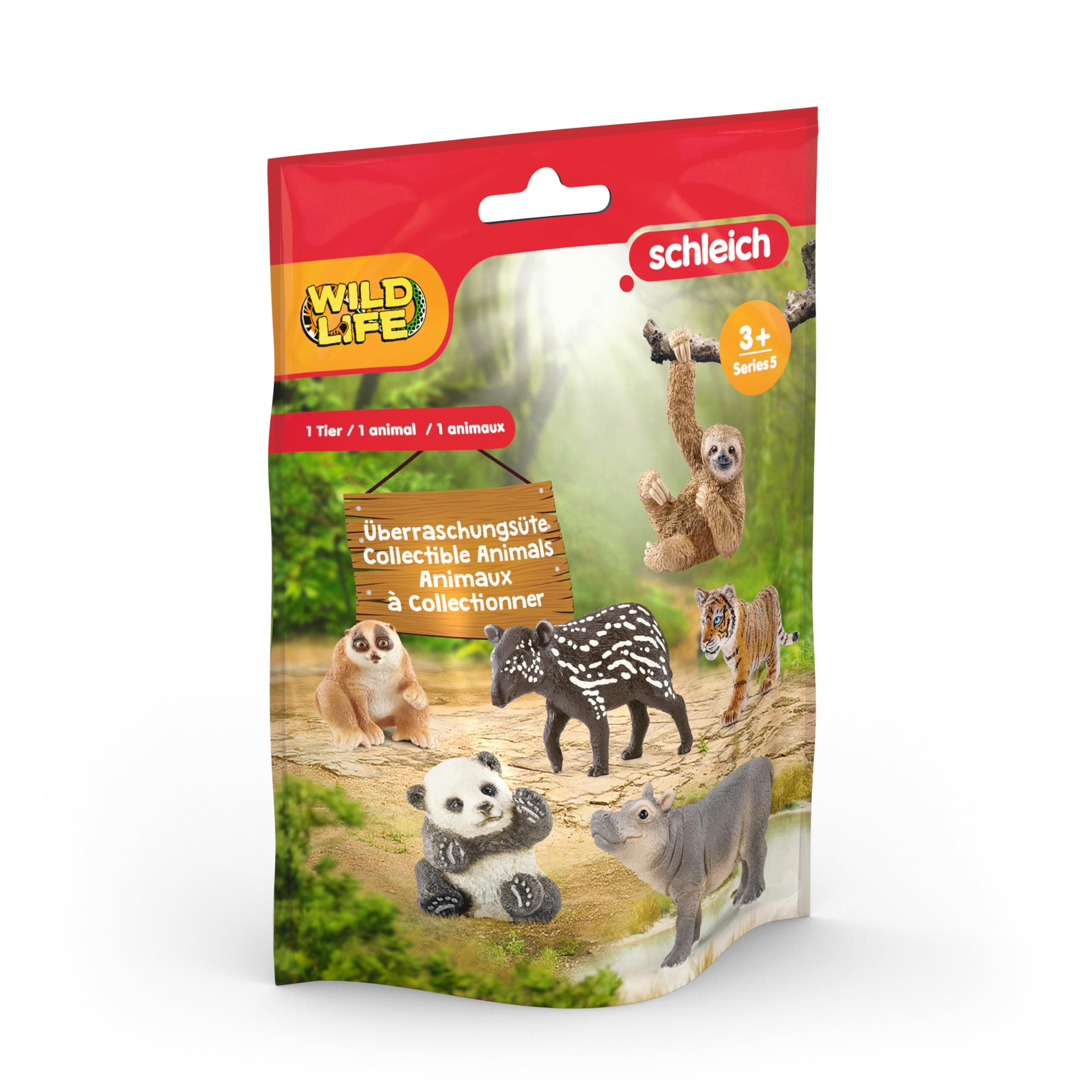 Schleich Wild Life Blind Bag - Contains 1 Surprise Wild Animal Toy