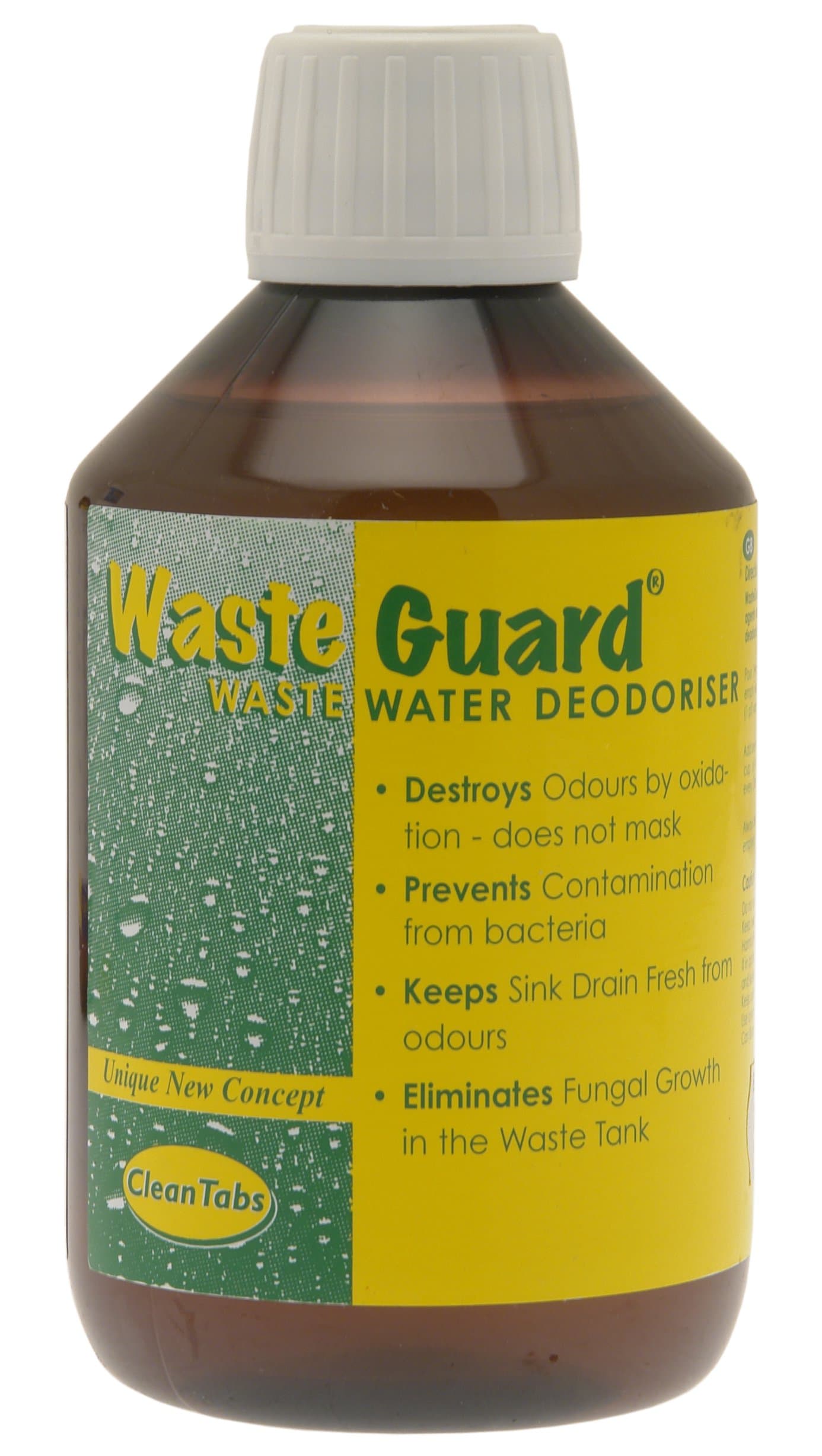 Clean Tabs Waste Guard Water Deodoriser - Yellow, 300 ml
