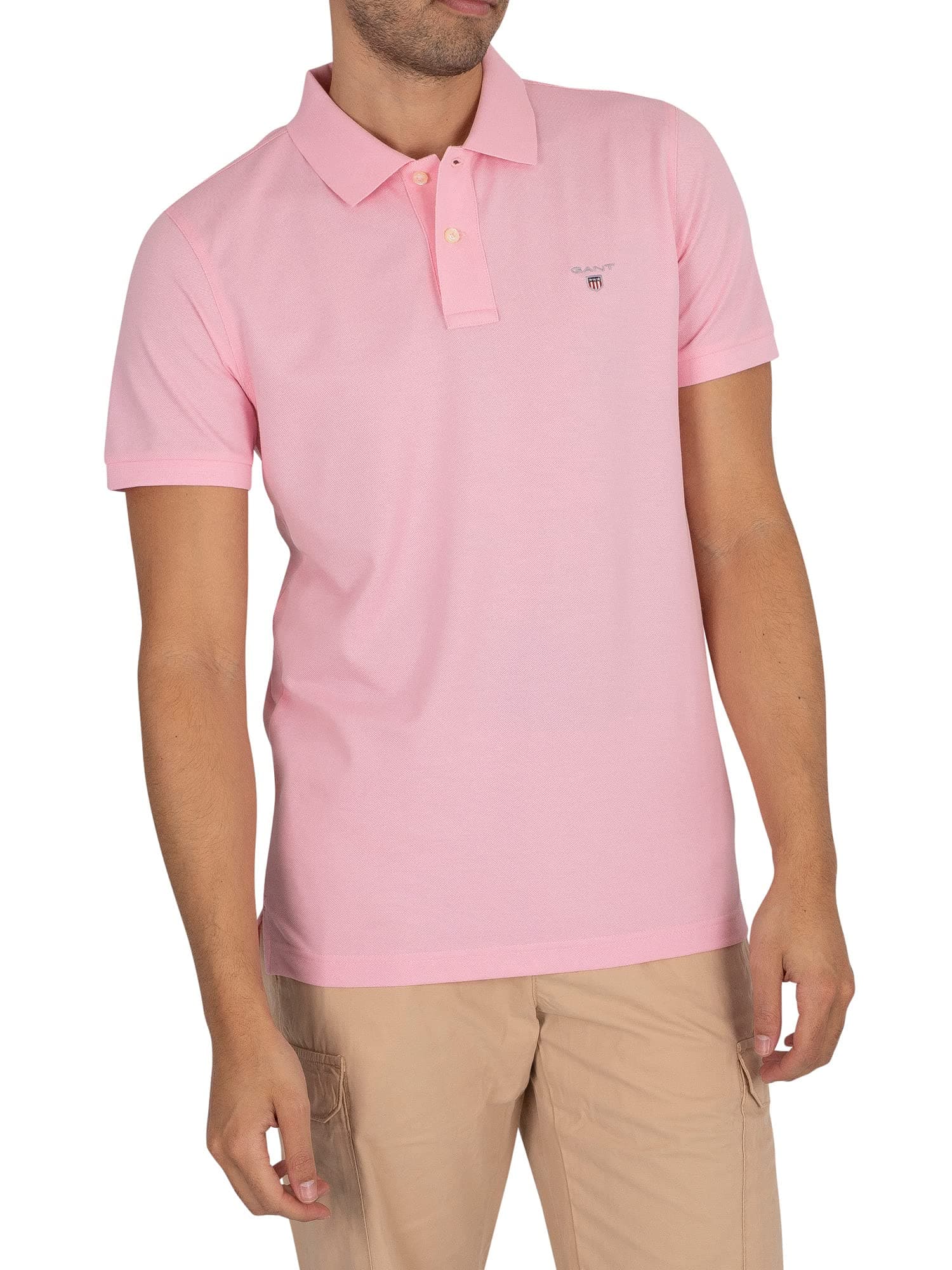 GANT Men's Original Pique Rugger Polo Shirt in Black