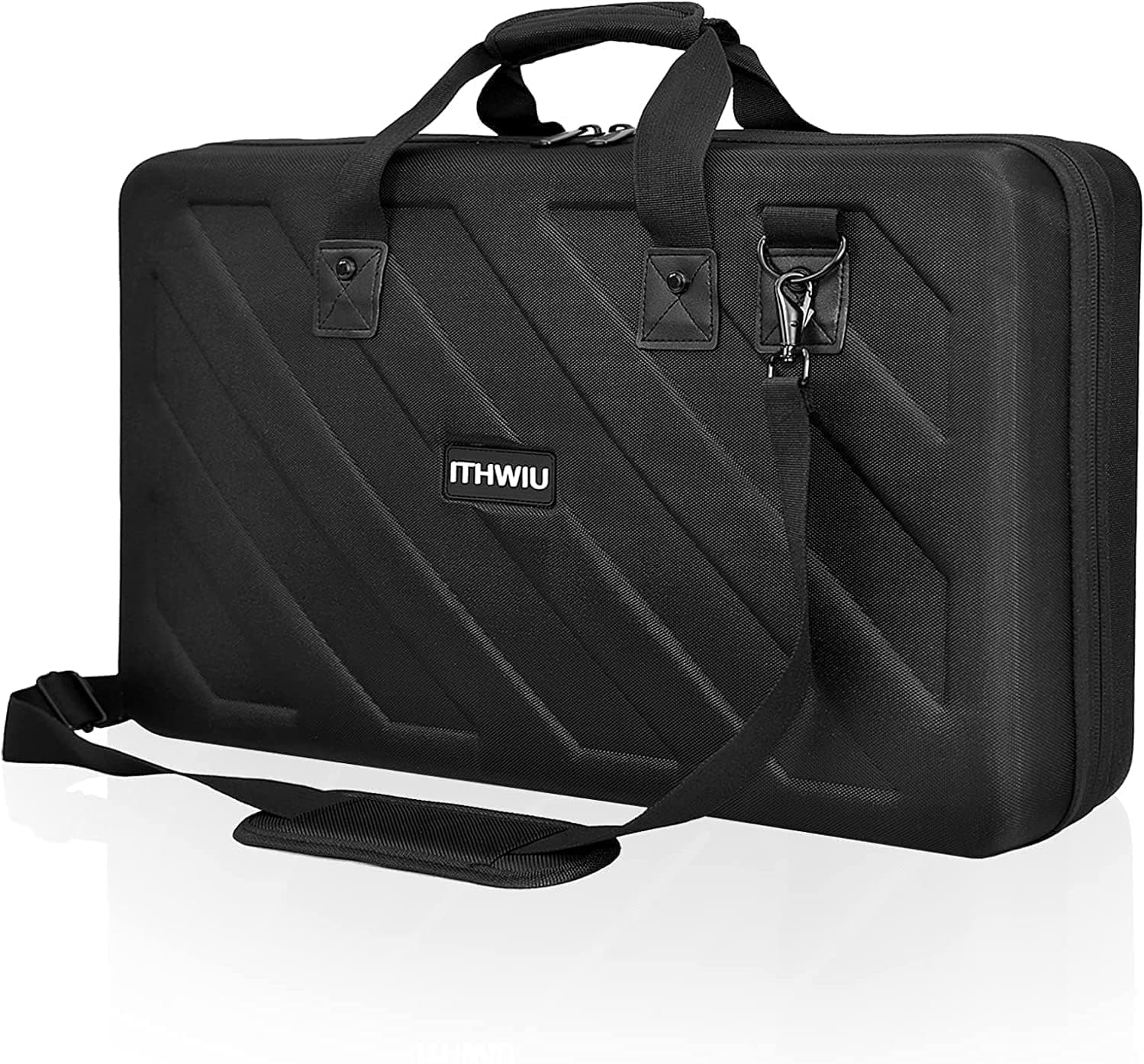 BQKOZFIN DJ Carrying Hard Bag Case for Pioneer DDJ 1000, 1000SRT Controllers EVA Storage Bag (Black)