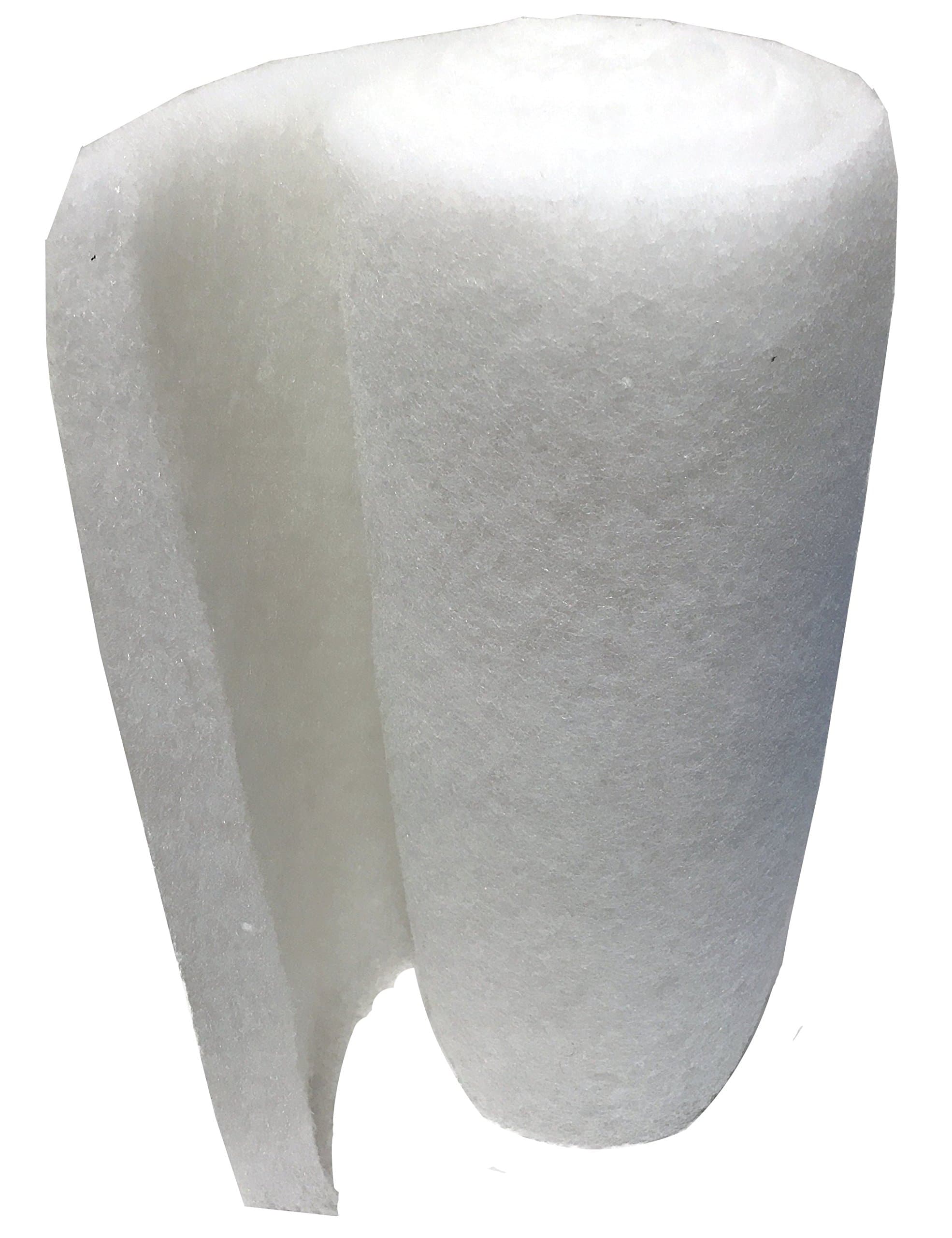 Premium Dual-Layer Filter Floss/Pad for Canisters, Sumps, Ponds and Aquariums - Cut to Fit 12x72 - Dye Free