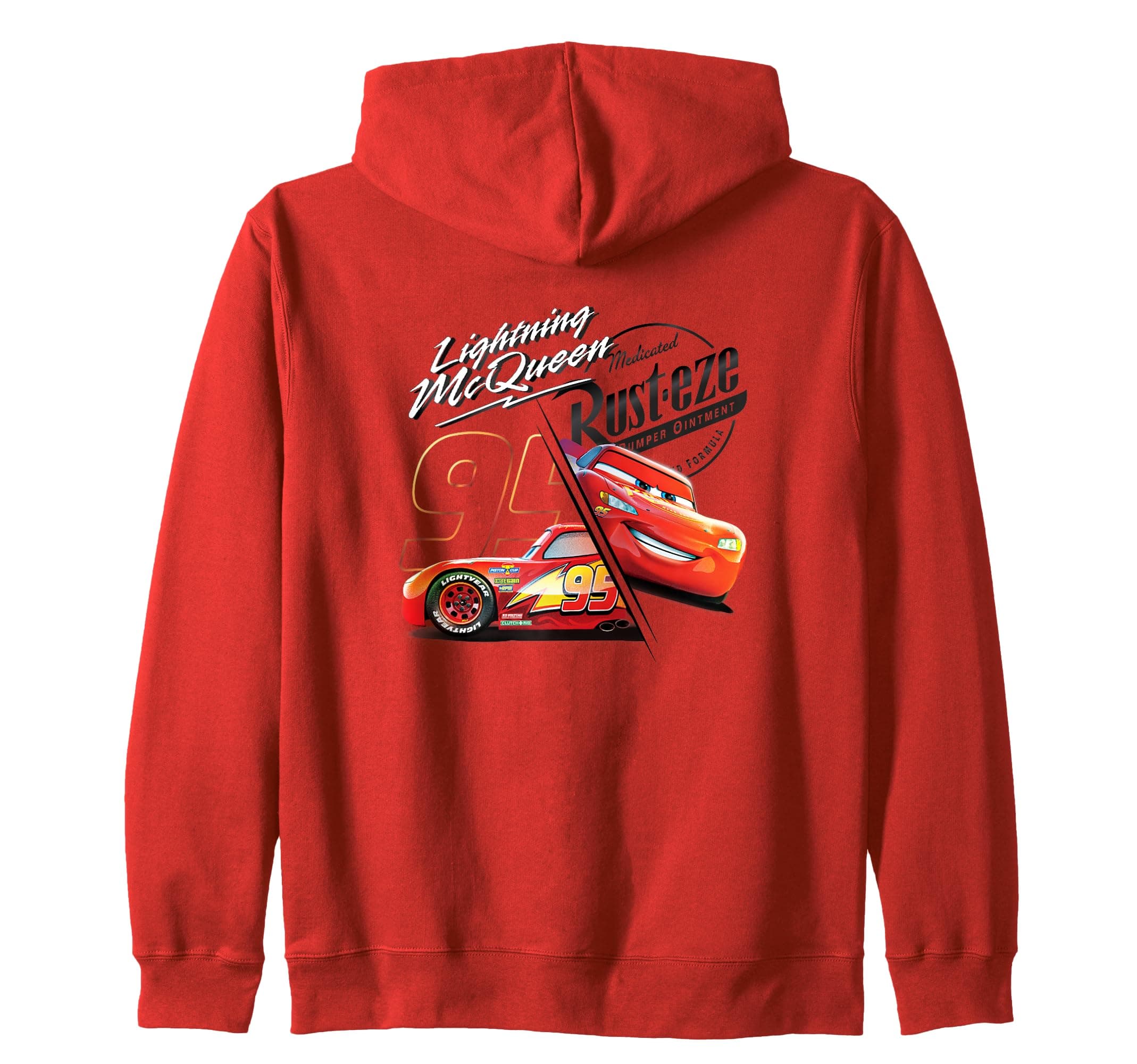 Pixar Cars Lightning Mcqueen Rusteze Zip Hoodie