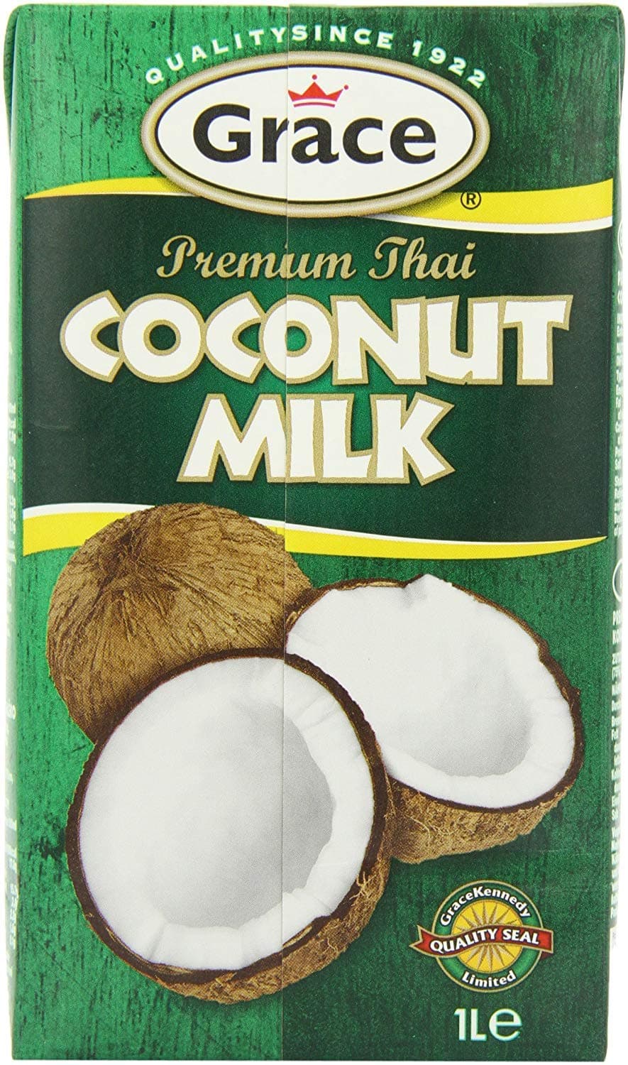(Pack of 12) Grace Coconut Milk, Premium Thai - 1 Litre