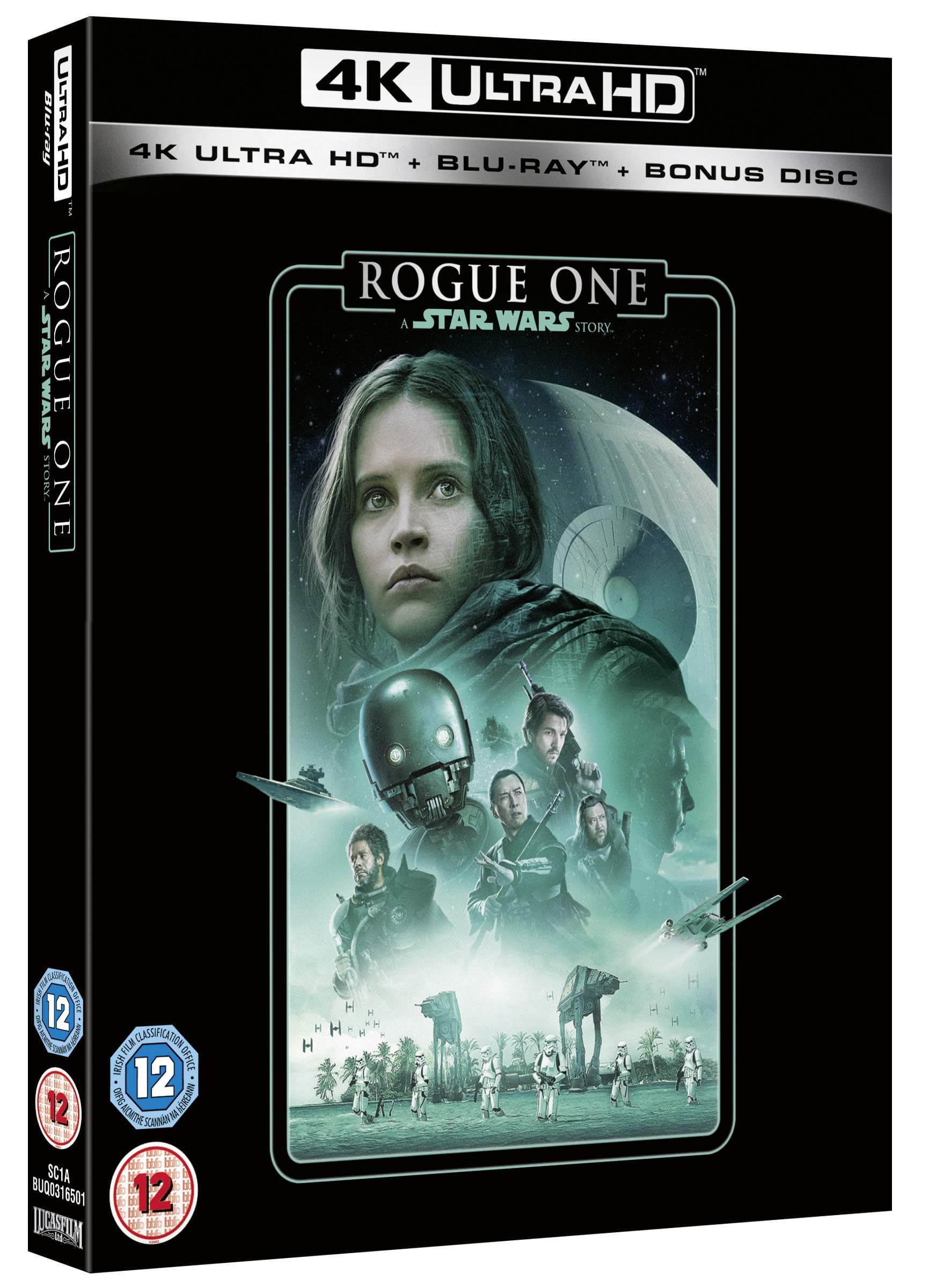 Rogue One: A Star Wars Story 4k Ultra-HD [Blu-ray] [2020] [Region Free]