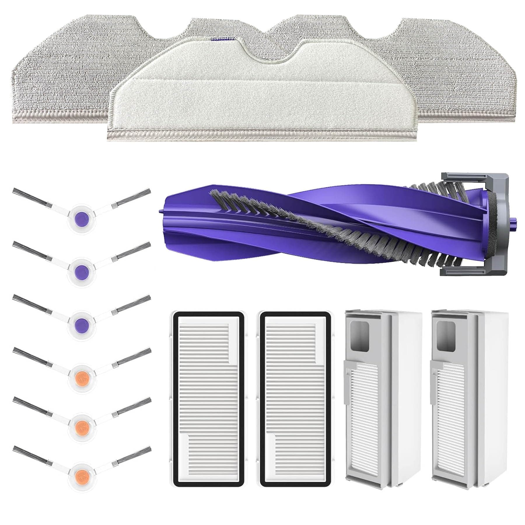 Narwal Freo X Plus Replacement Parts for Narwal Freo X Plus Accessories Kit with Main Brush,Filters,Dust Bag,Side Brushes,Mop Pads