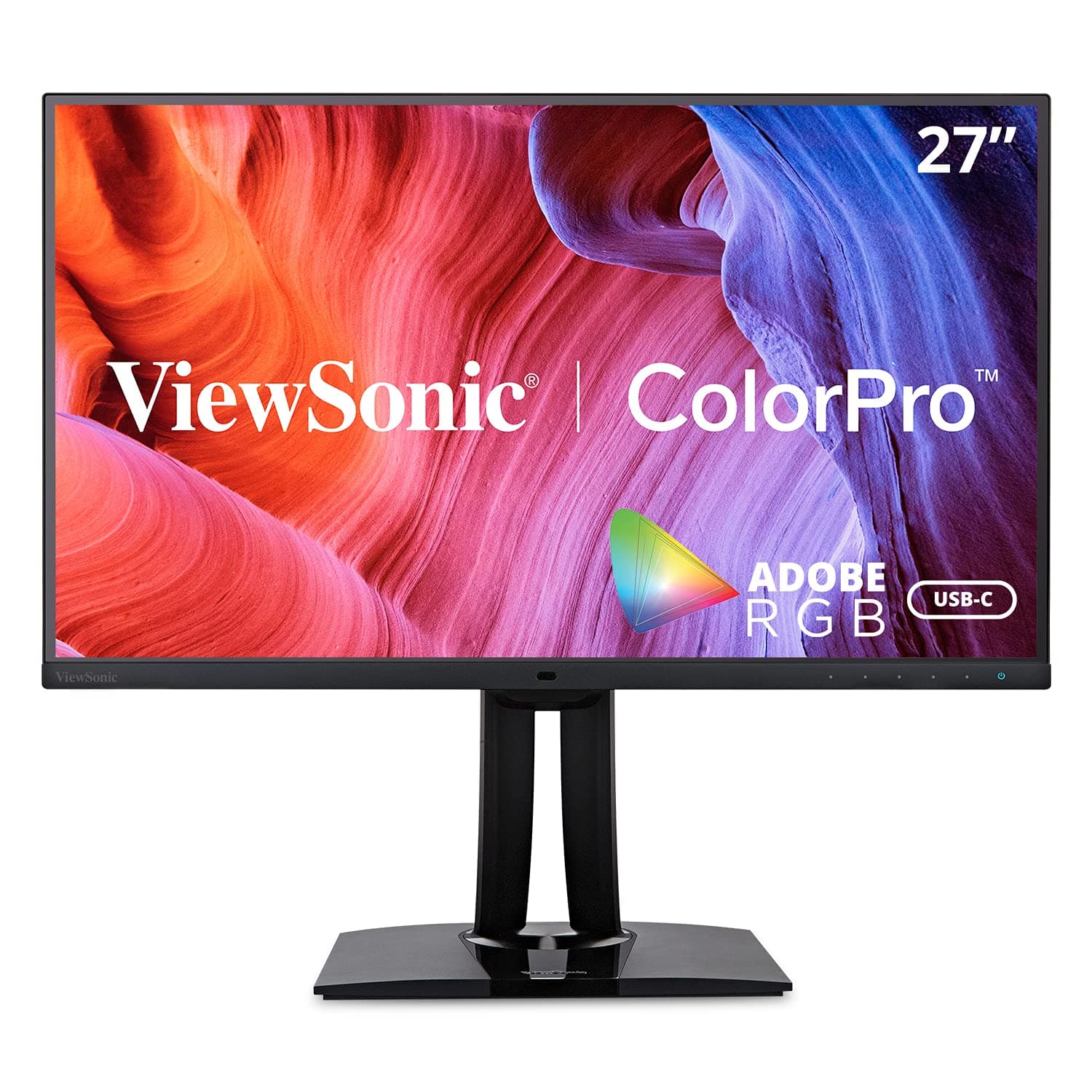 ViewSonic VP2785-2K 27-inch WQHD Fogra Certified Professional Monitor with 100% Adobe RGB, Delta E<2, MST DaisyChain, Calibration, HDMI, Display Port, USB-C for Graphic Design, Photo & Video Editing