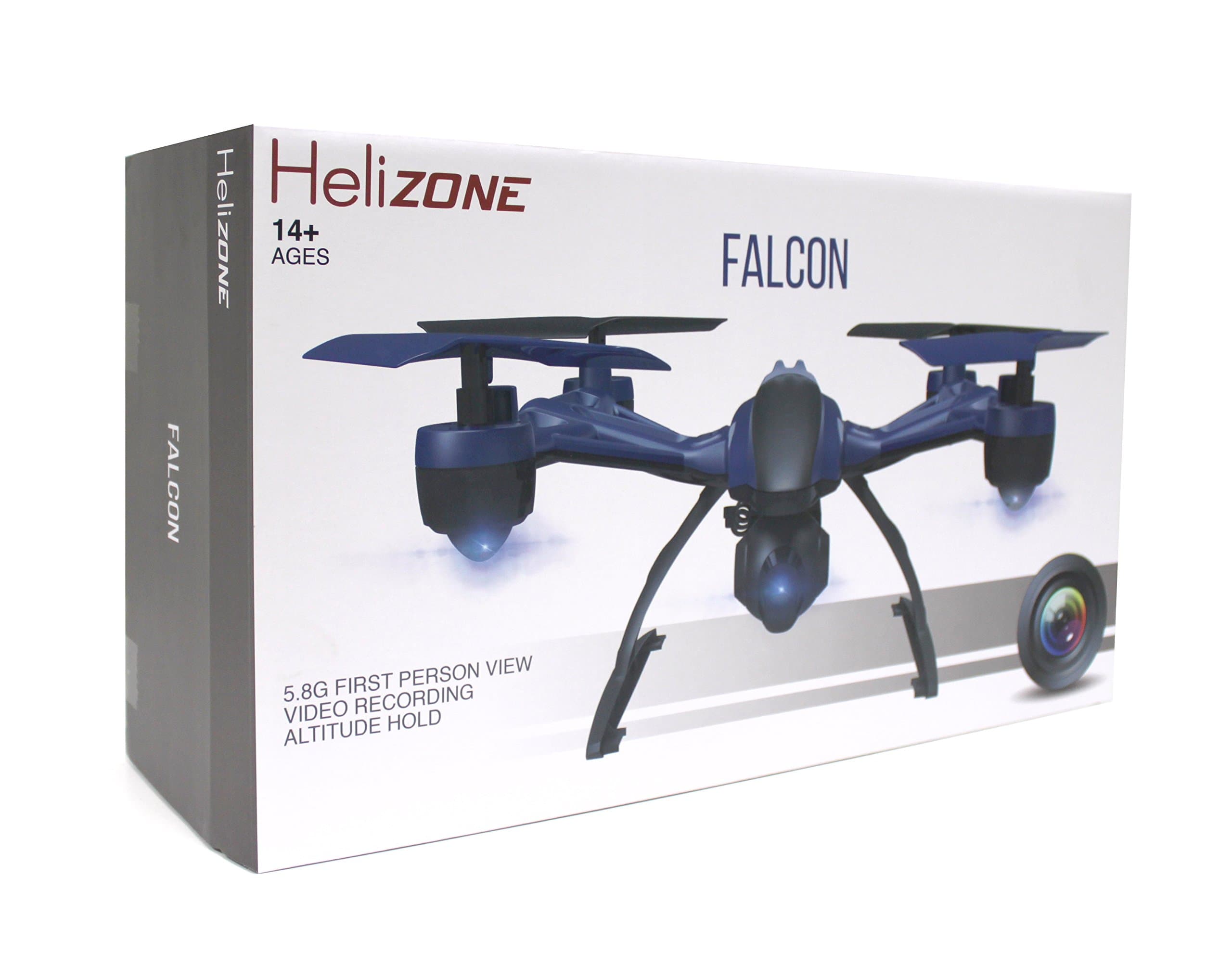 Falcon 5.8 Ghz First Person View FPV Drone with Live LCD Monitor HD Video Recording Altitude Hold Headless Mode Quadcopter