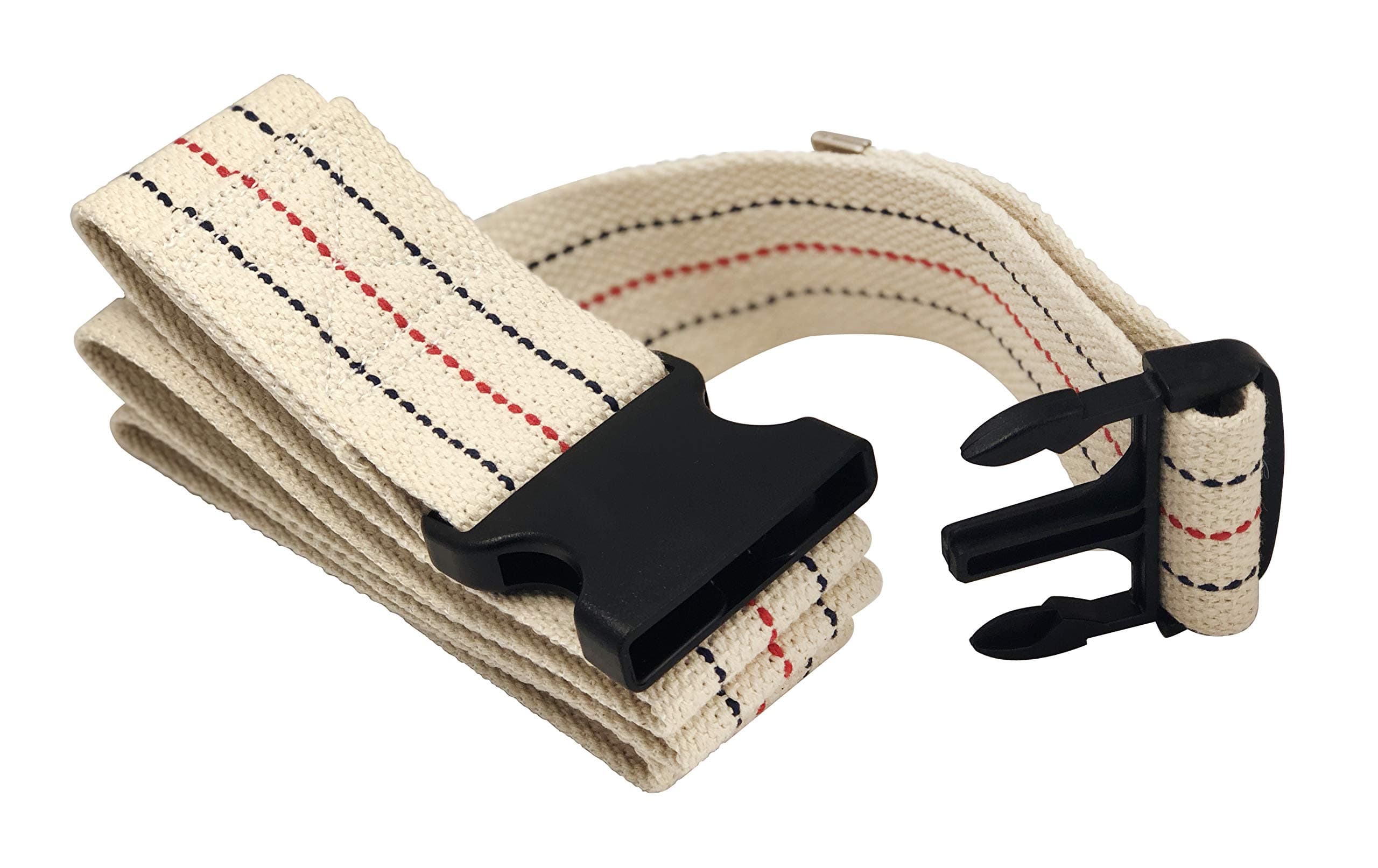 Health Care Hospital Patient Std. Gait Belt 72" Long Plastic Buckle by Essential Medical Supply