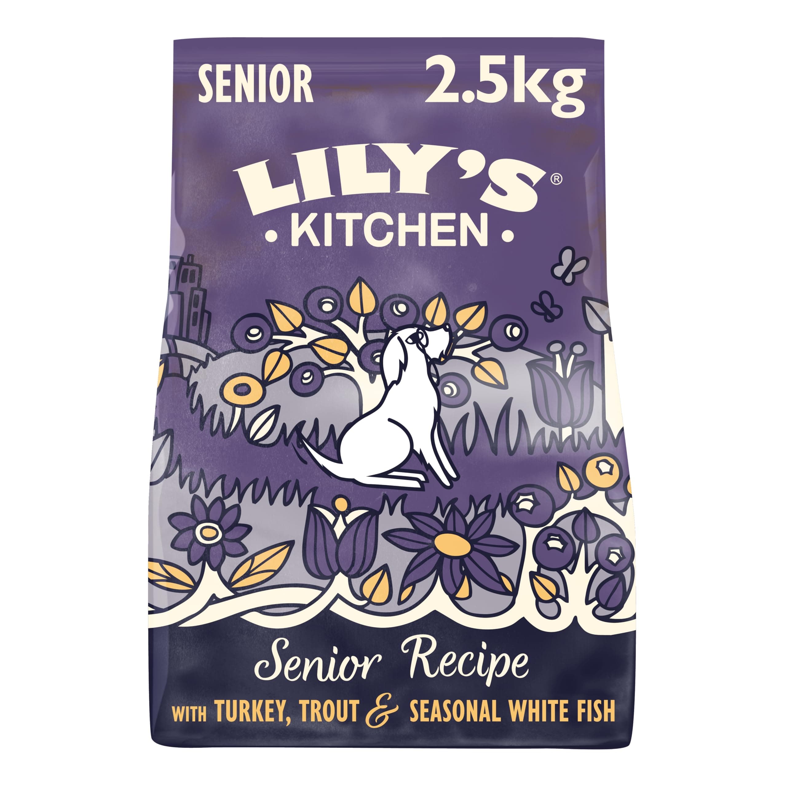 Lily's Kitchen Senior Recipe Turkey Adult 8+ Dry Dog Food - 2.5KG