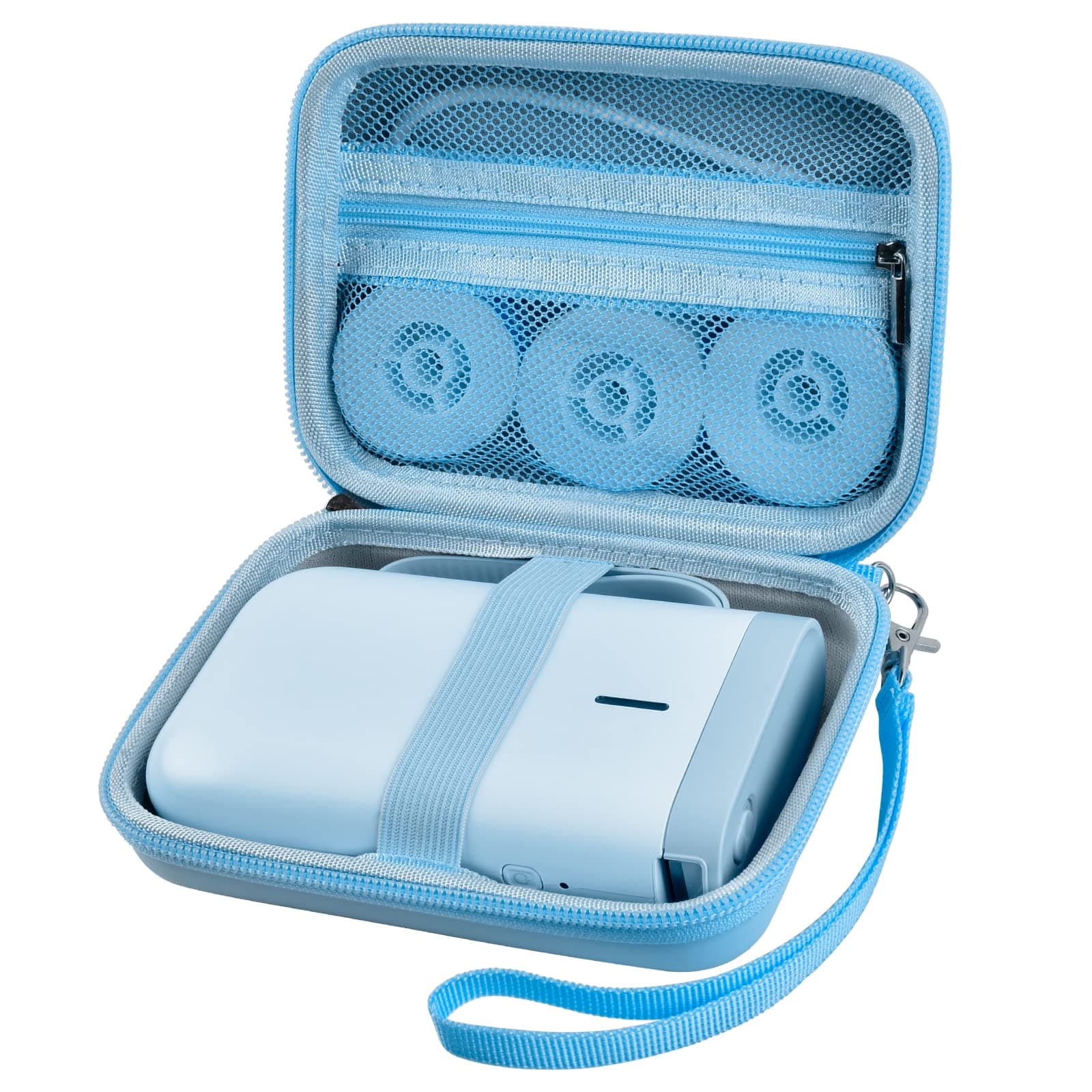 ALKOO Case Compatible with NIIMBOT D11 Label Maker Printer, Storage Bag for Phomemo D30 for Canon for Ivy 1/2 for HP Sprocket Mini Photo Printer & Label Paper Accessories- Holder Box Only