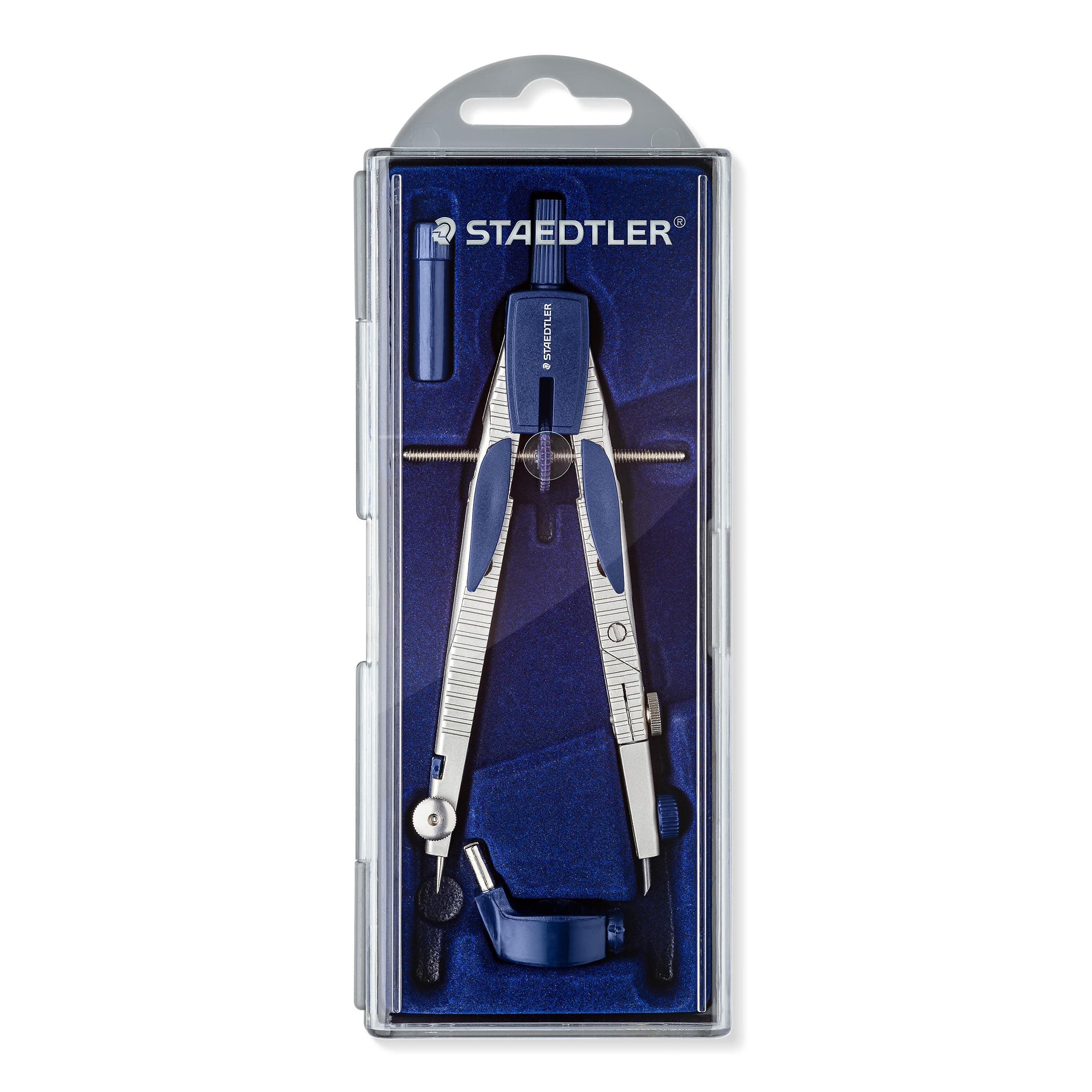 553 01 Mars Comfort Quick-Setting Compass with Centre Wheel, Universal Adapter and Lead Box (360mm Diameter)