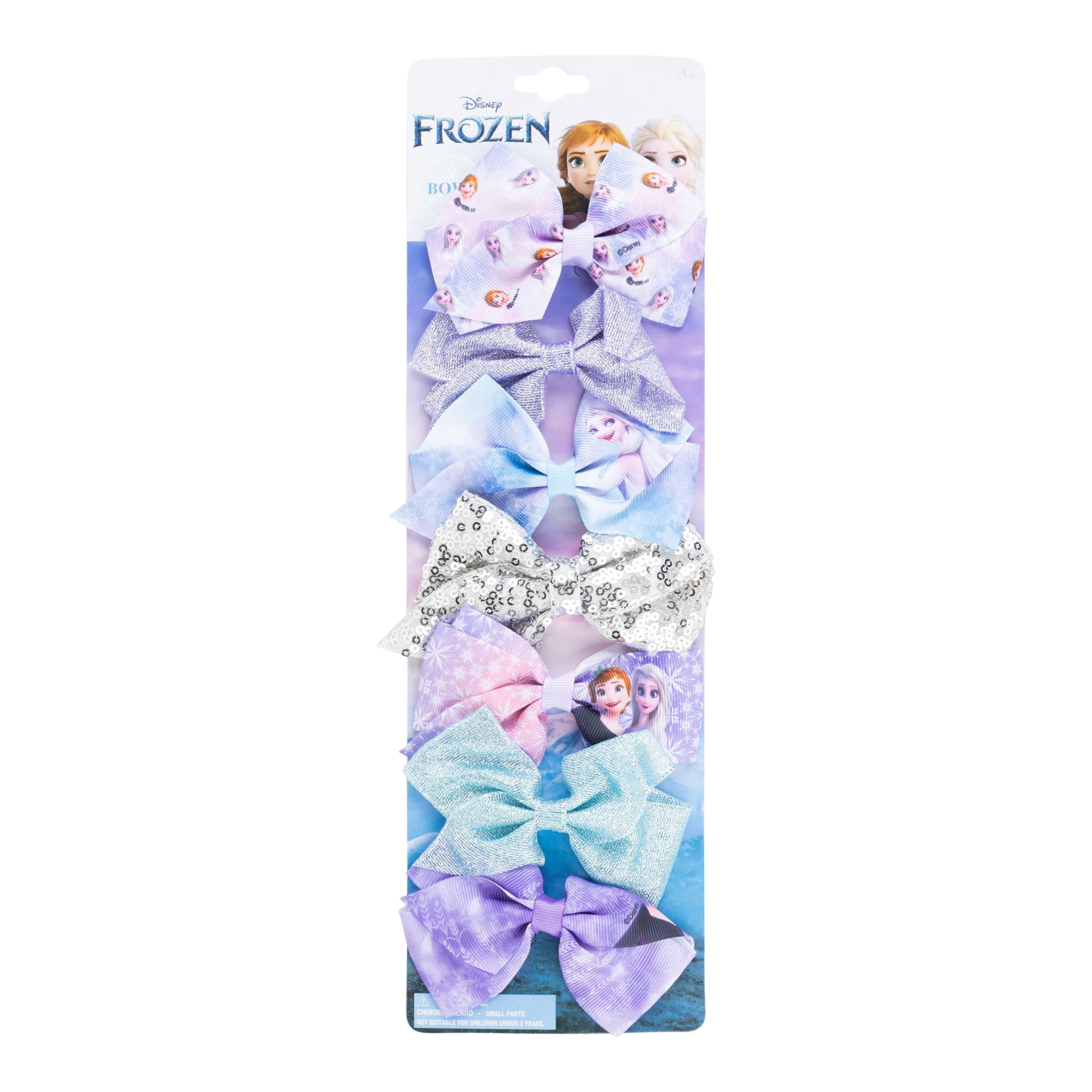 LUV HER Frozen 2 Girls 7 Piece Princess Hair Bow Set