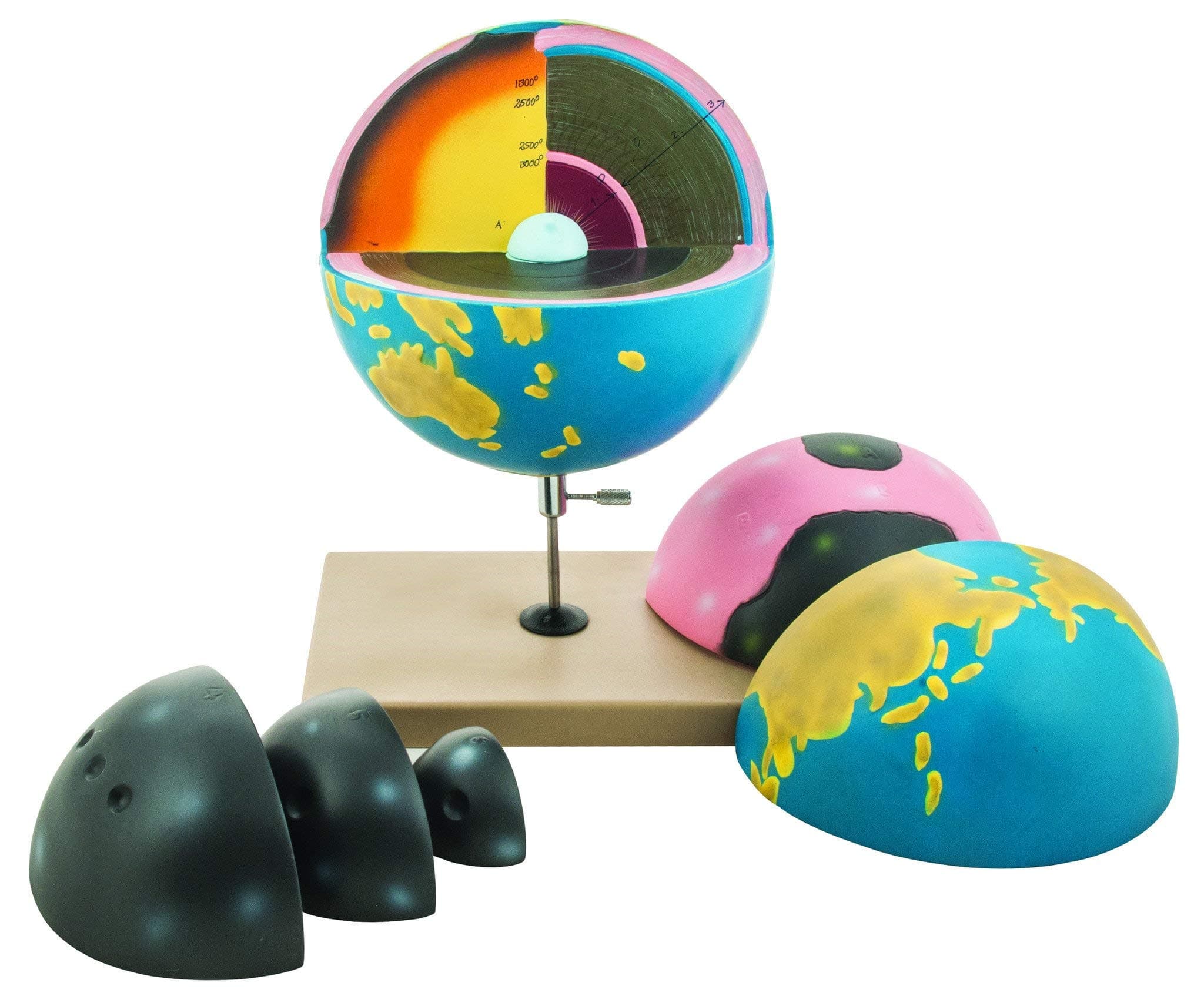 Labs 7 Piece Globe Model Earth - Cross Sectional