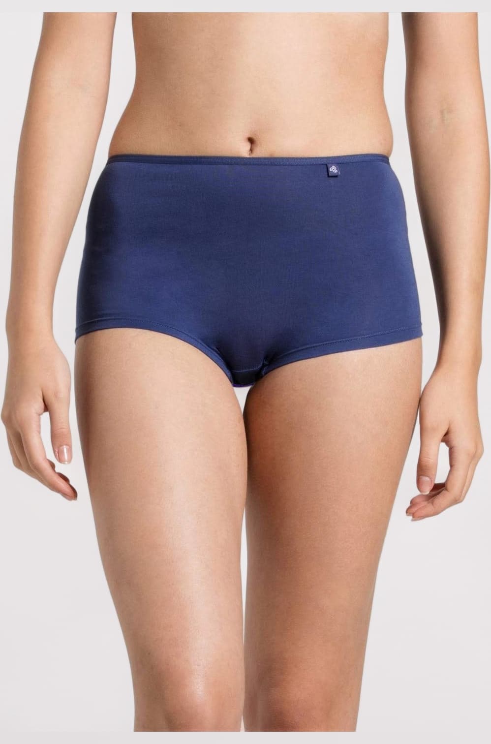 Jockey Women's Cotton Boyshorts (Pack of 1) (SS04_Deep Cobalt_Medium_Deep Cobalt_M)