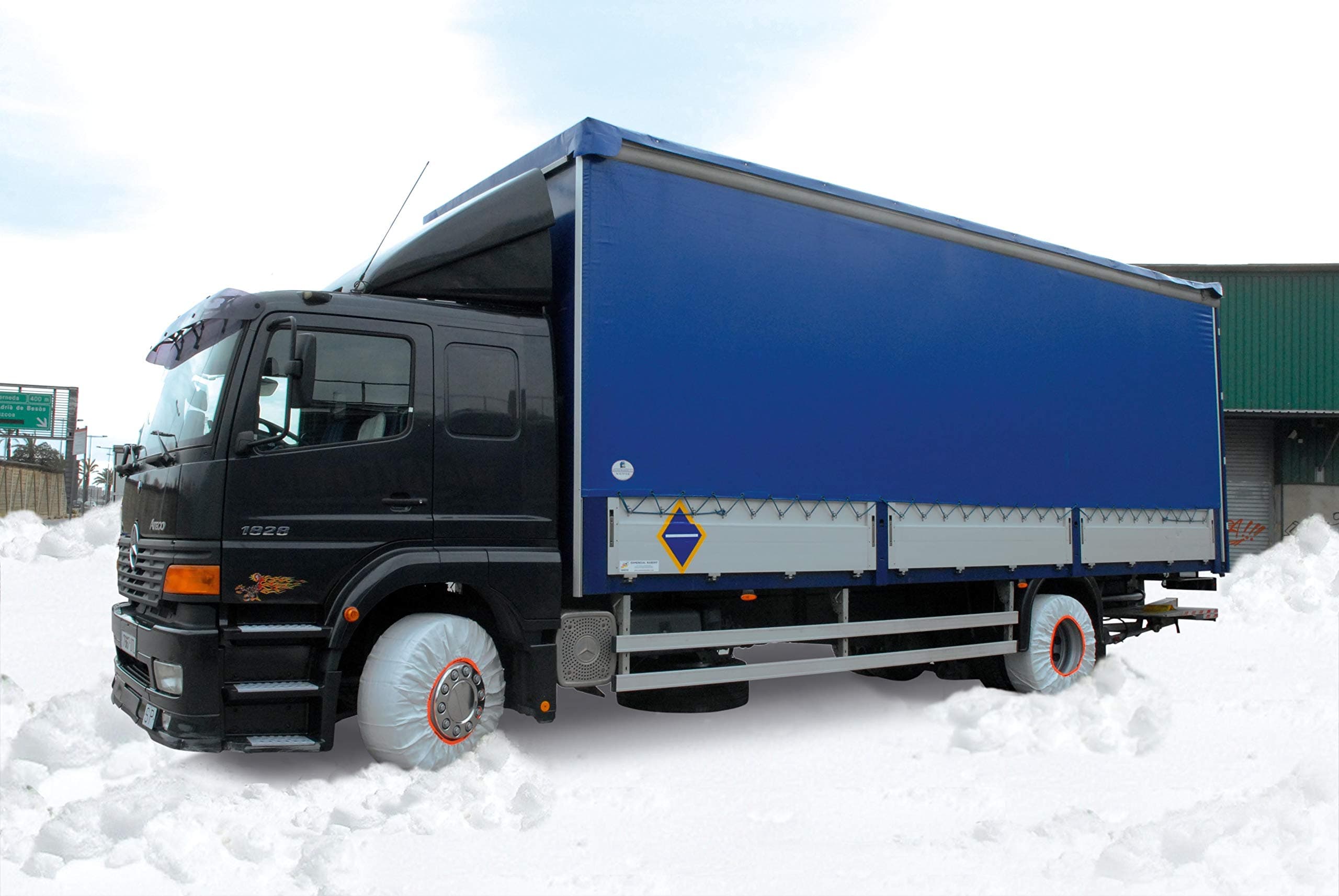 ISSEECO-102 Truck Snow Socks 11-22.5 295/80-22.5