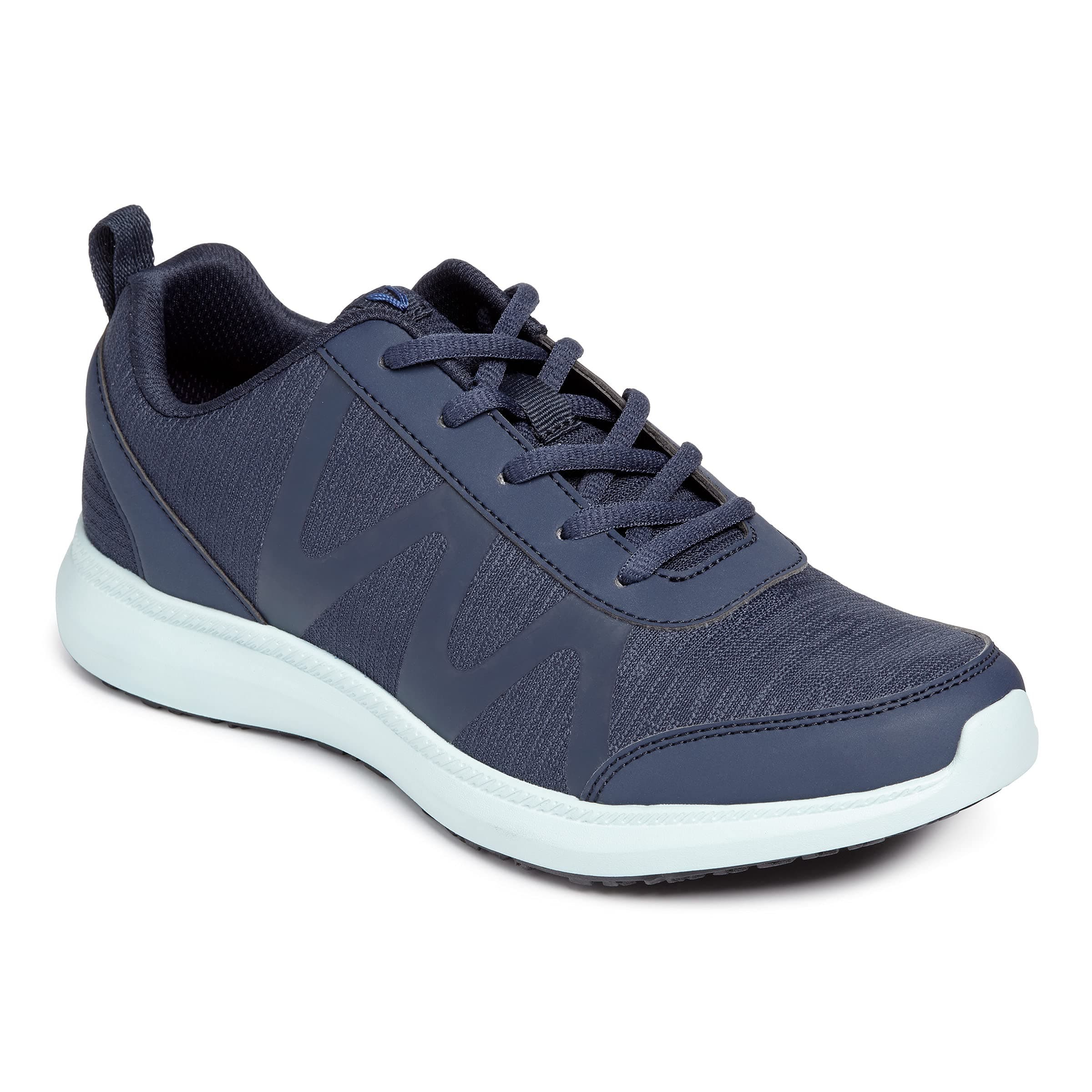 Women's Simmons Kiara Lace-up Service Shoes- Ladies Slip Resistant Shoe with Concealed Orthotic Arch Support