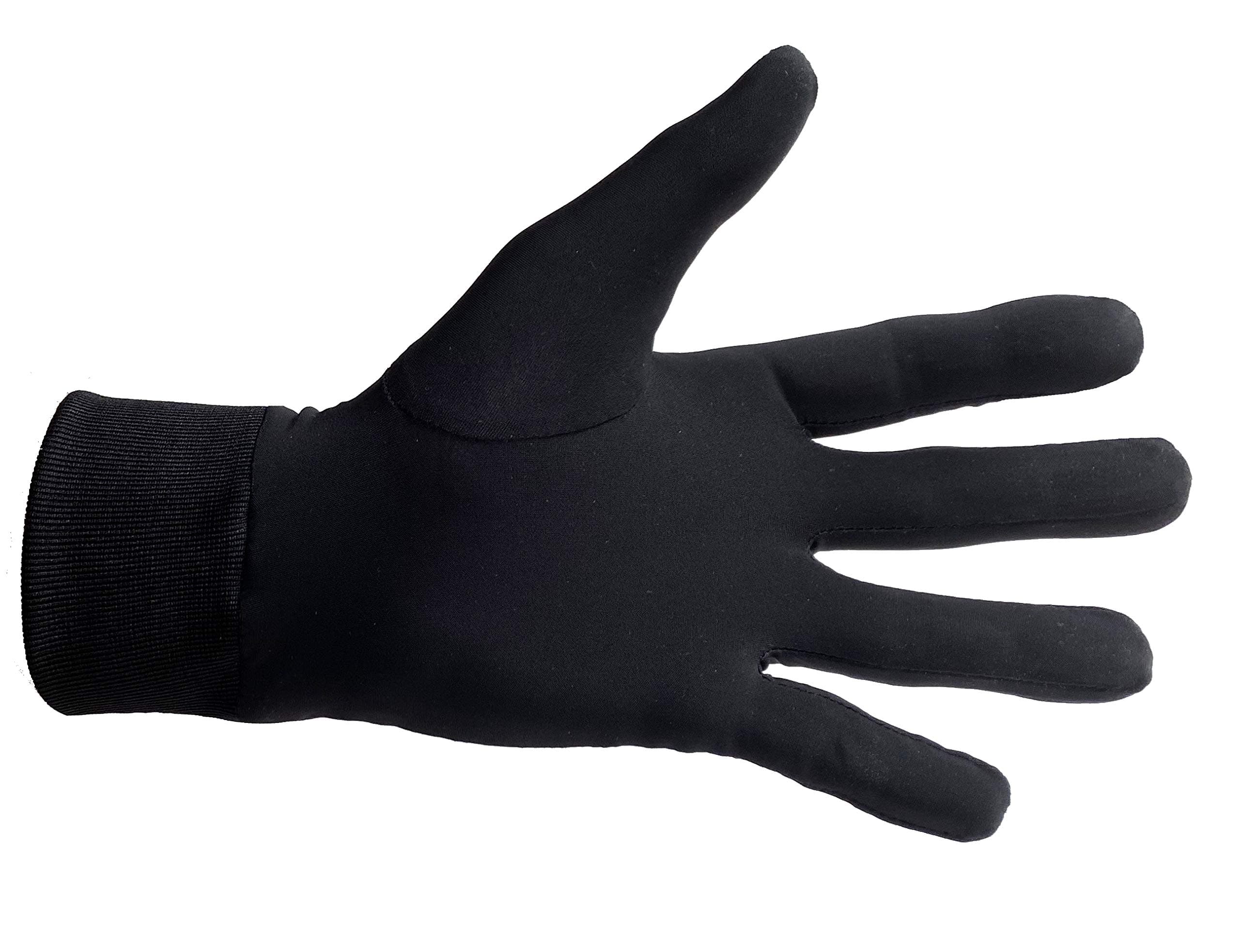 MEDIUM ONLY. 100% Pure Silk Thermal Liner Gloves Inner for Bikers, Skiers, Dog Walkers, Cyclists, Fishermen, Gardeners and all Outdoor Activities.