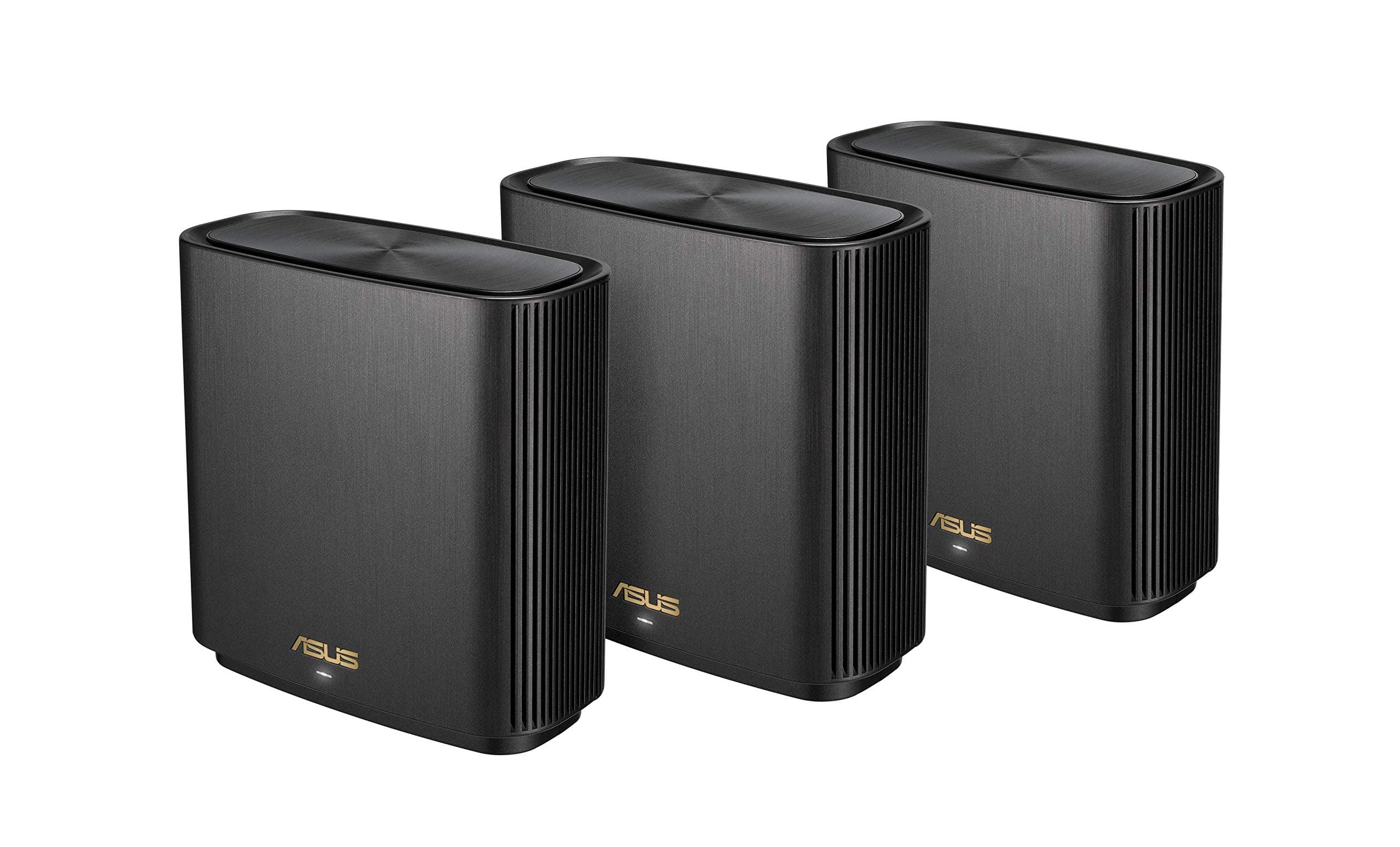ZenWiFi AX6600 Tri-Band Mesh WiFi 6 System (XT8 3PK) - Whole Home Coverage up to 7500 sq.ft & 8+ rooms, AiMesh, Included Lifetime Internet Security, Easy Setup, 3 SSID, Parental Control, Charcoal