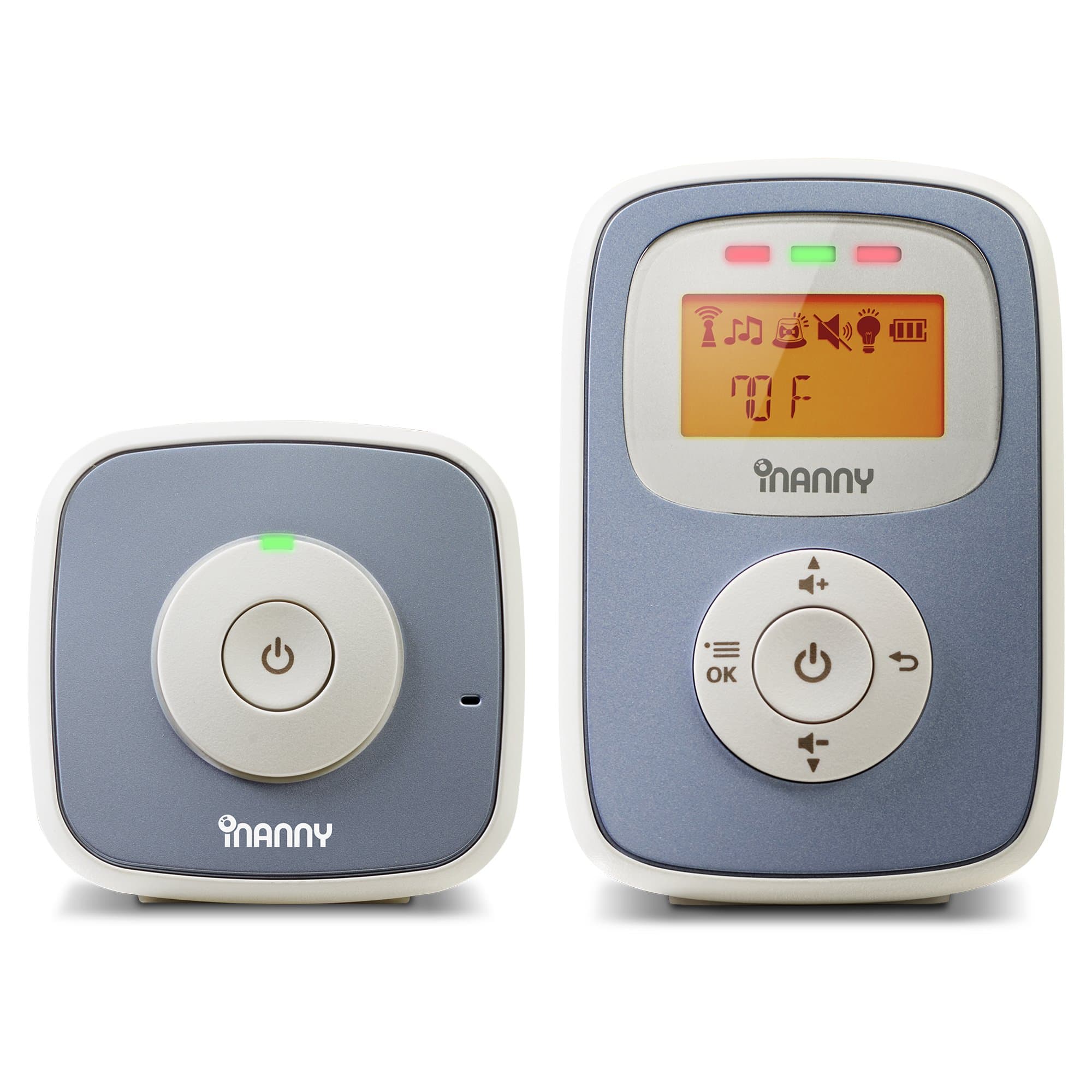 iNanny N30 Digital Audio Baby Monitor with Backlit LCD Display