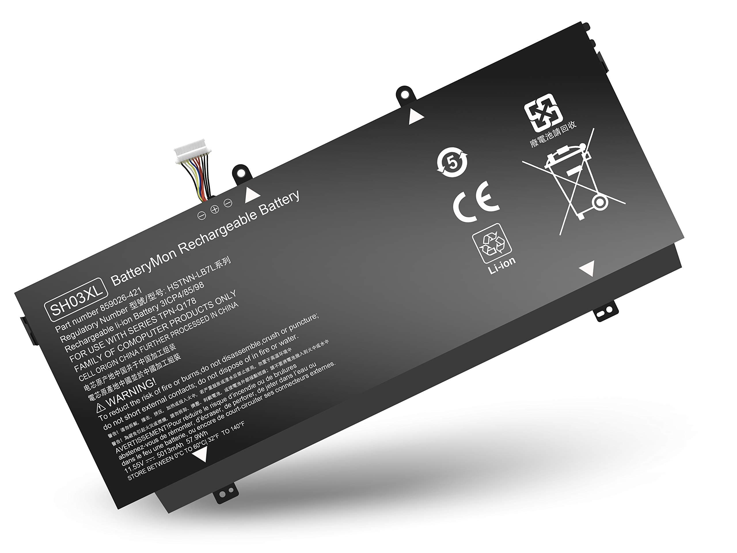 SH03XL HSTNN-LB7L 859026-421 859356-855 Battery for HP Spectre x360 13-w000 13-w021tu 13-w023dx 13-ac033dx Convertible PC