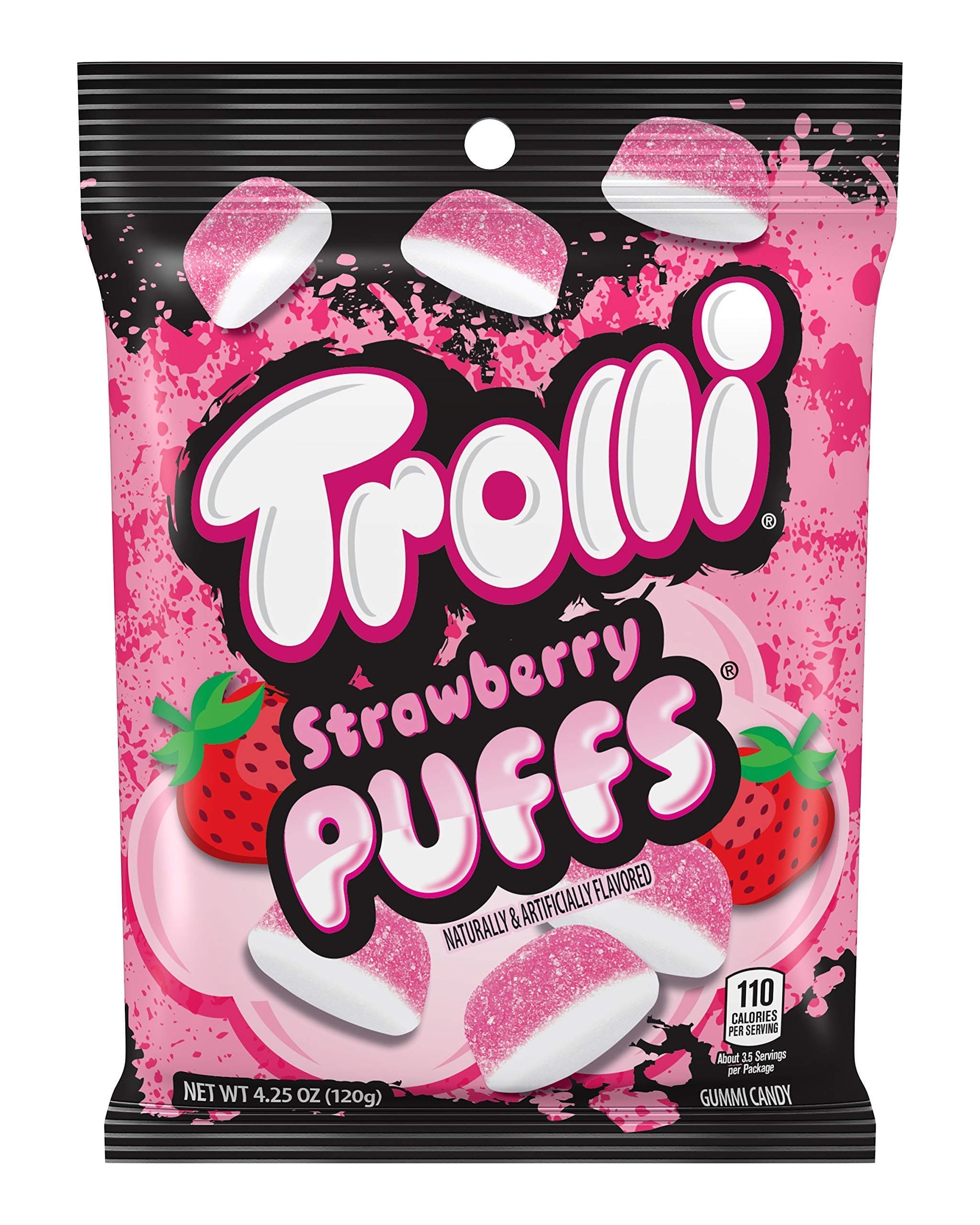 Strawberry Puffs, Gummi Candy, 4.25 Ounce