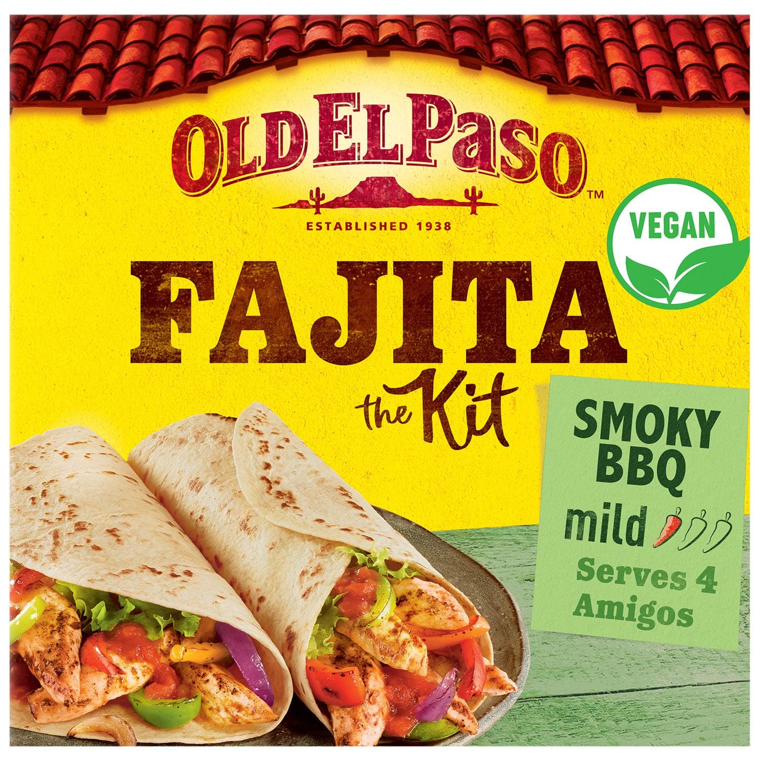 Old El Paso Mexican Smoky BBQ Fajita Kit, 500g