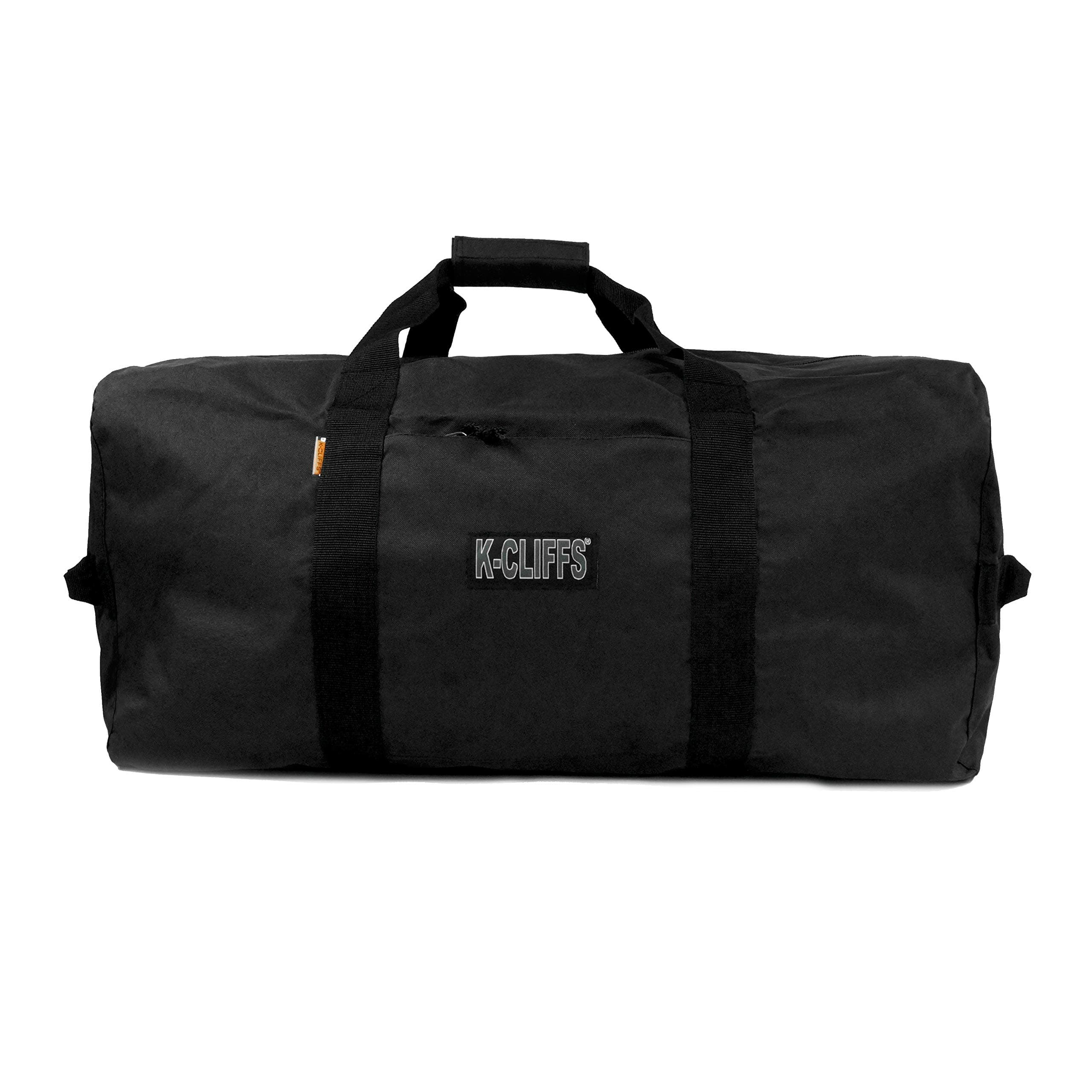 iHIMDuffel Bag, Heavy Duty Cargo Equipment Bag, 30 Inch Black, 110L, Polyester