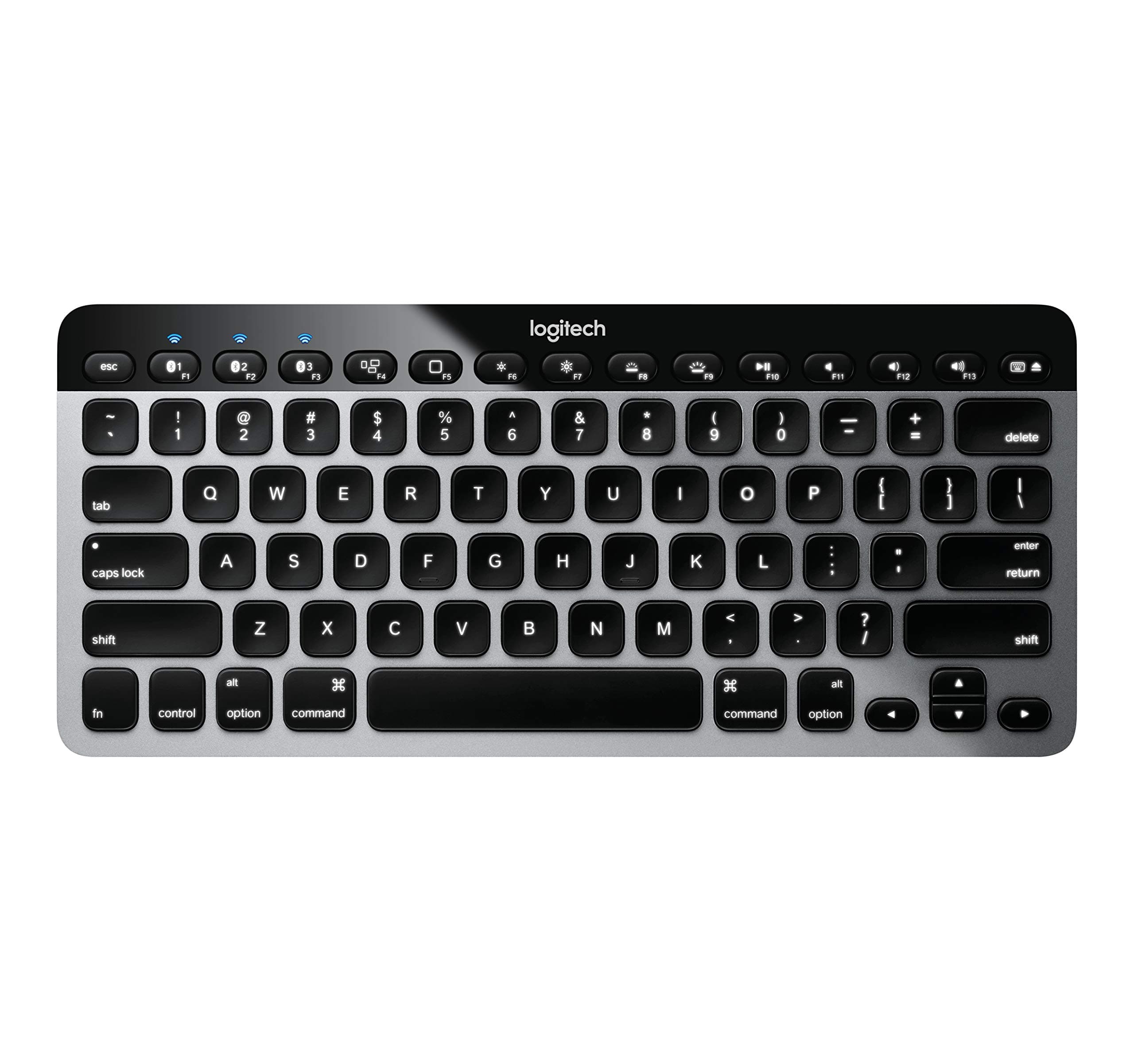 Logitech Bluetooth Easy-Switch K811 Keyboard For Mac, Ipad, Iphone - Silver/Black