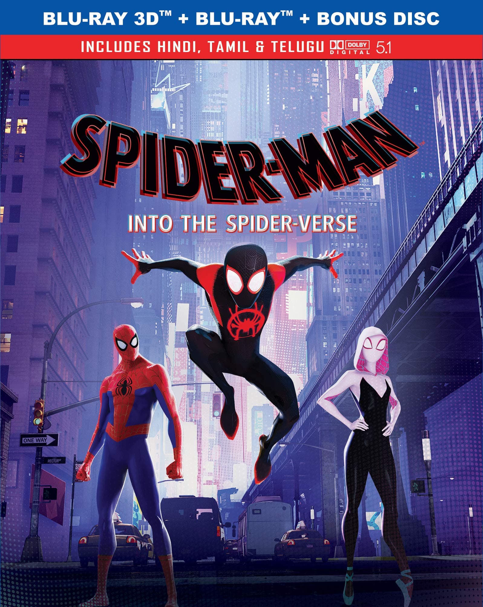 Spider-Man: Into the Spider-Verse (Blu-ray 3D + Blu-ray + Bonus Disc) (3-Disc Box Set)
