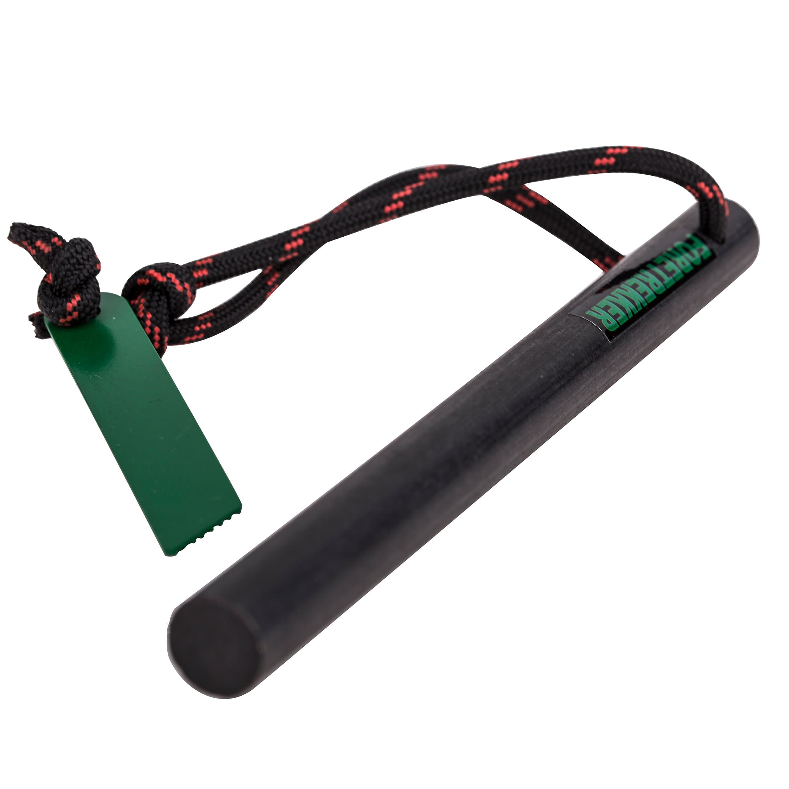 Foretrekker Outdoors Heavy Duty 6 inch X 1/2 inch Fire Steel Ferrocerrium Rod w/Fire Starting Cord and Striker