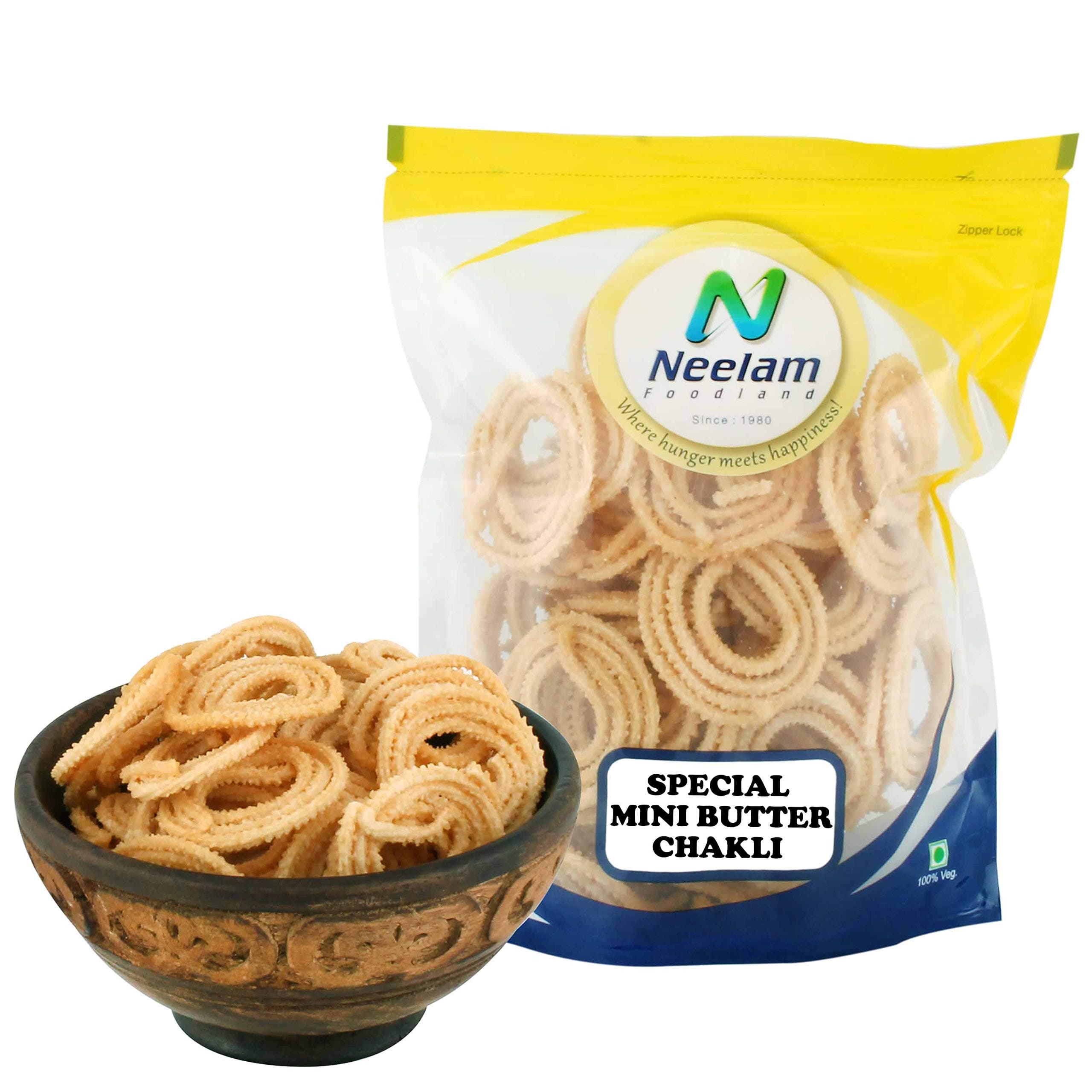 Neelam Foodland Mini Butter-Chakli, 200g