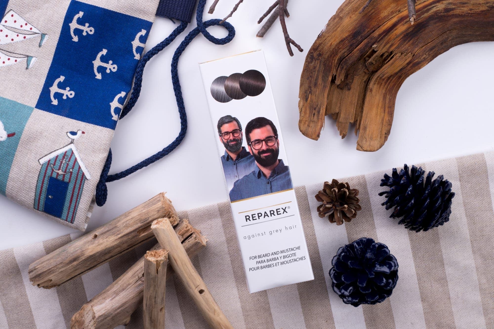 Grey Hair Formula for Natural Hair Colour Restoration by Reparex for Beard and Moustache. Better than Hair Dye. Anti-Grey Hair Solution, Safe, Easy to Use & Apply. Get Your Natural Hair Color Back Today!