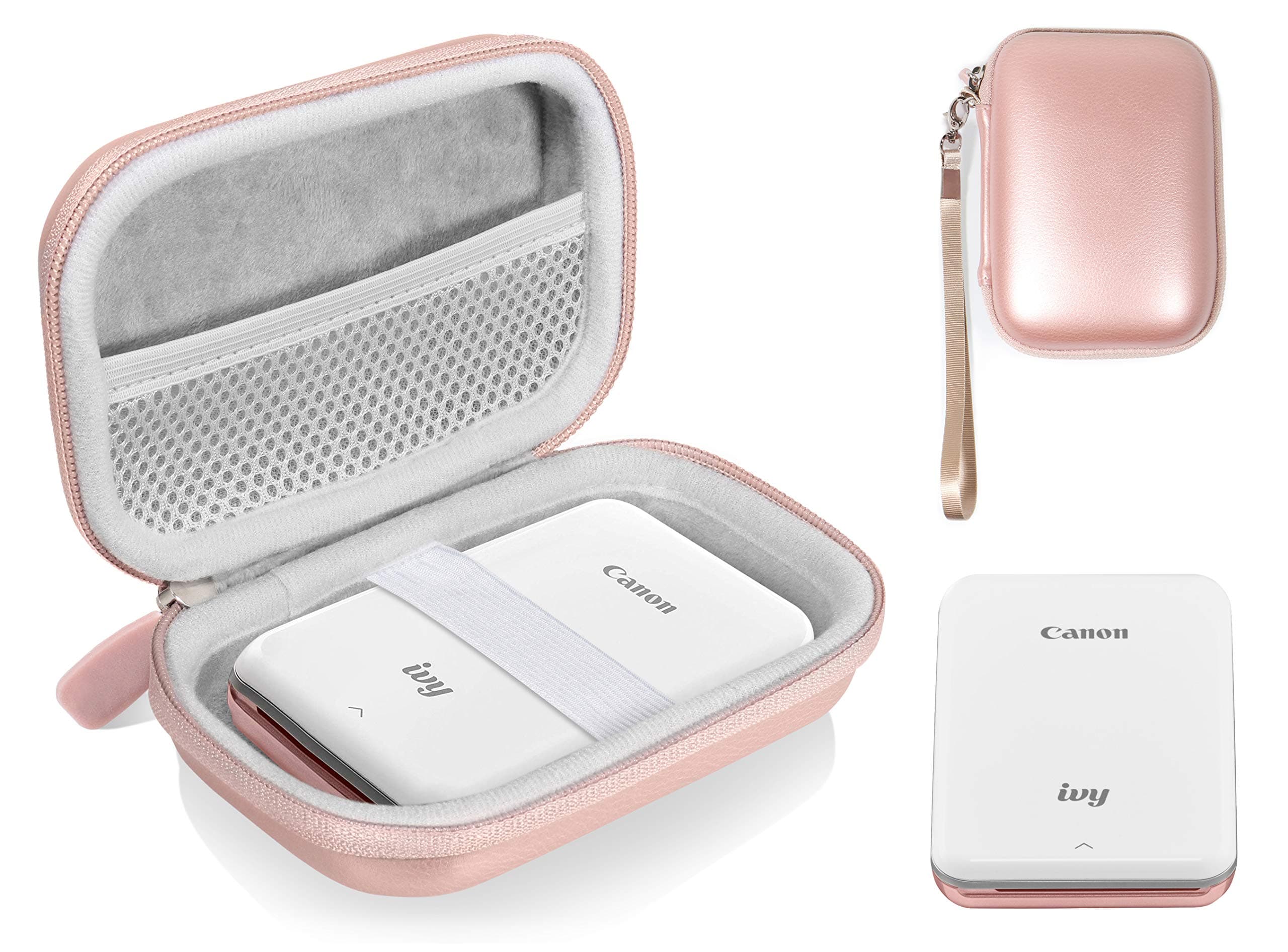 GETGEAR Case forCanon Ivy 2 Mini/Canon Ivy Mini/Canon Ivy CLIQ+2 CLIQ 2 CLIQ+ Photo Printer Mobile Wireless Bluetooth Instant Camera Printer(R) (Rose Gold)