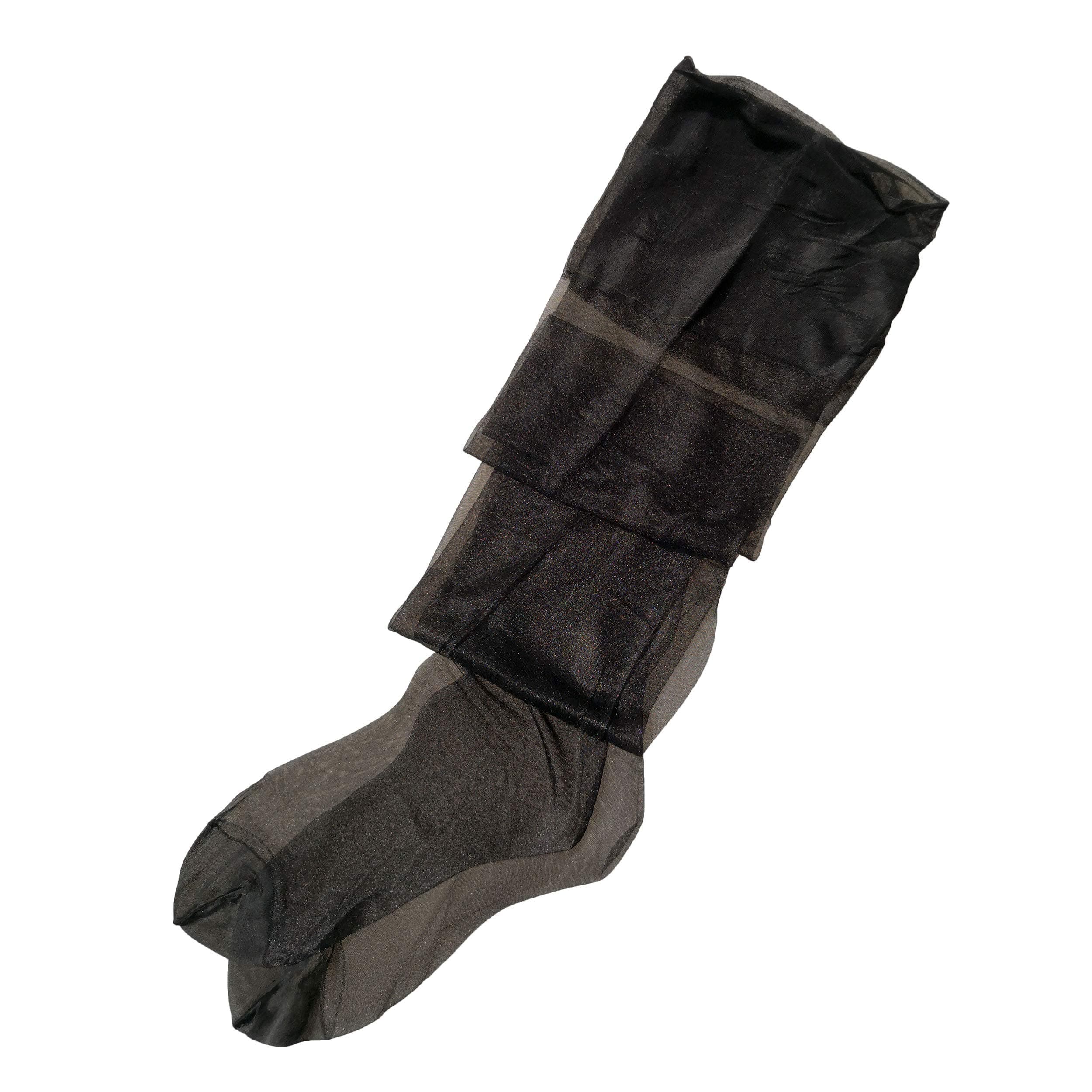 TVRtyleWomen’s 10 Denier Vintage Thigh High See Through Non-stretch RHT Silk Stocking 928