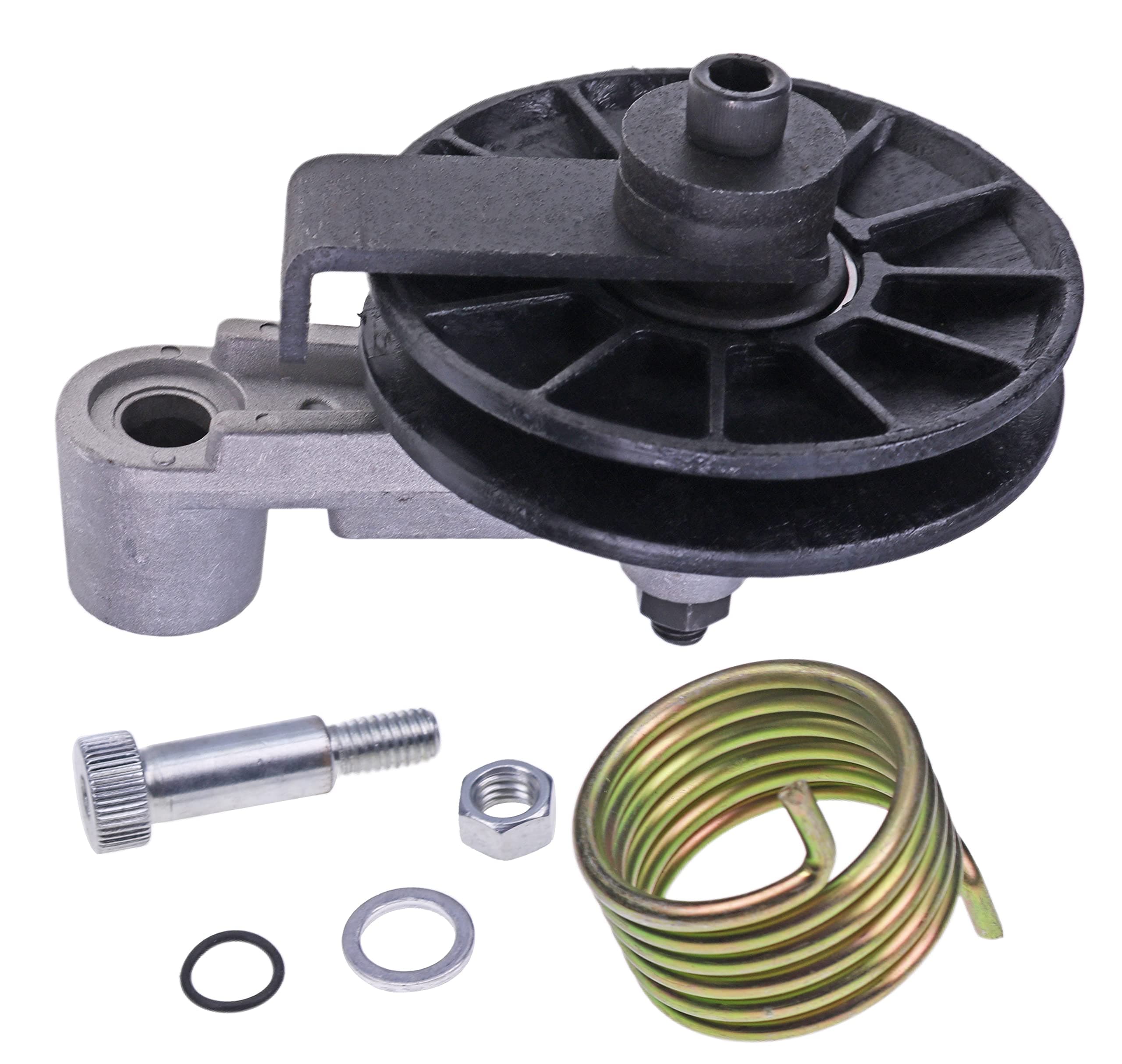 JEENDA Cooling Fan Pulley Tensioner Kit 6662997 6702474 for Bobcat 653 751 753 763 773 7753 853 863 864 873 883 963 A220 A300 S130 S150 S160 S175 S185 S205 S220 S250 S300 T140 T180 T190 T200 T250