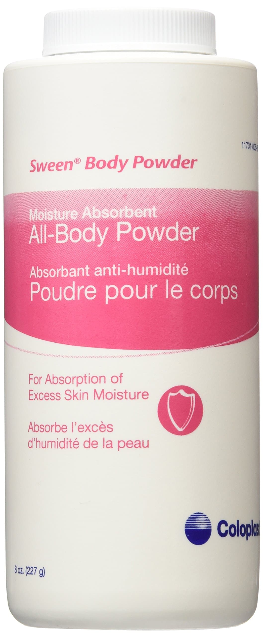 Sween Body Powder 8 oz Bottle (Pack of 2 Bottles)