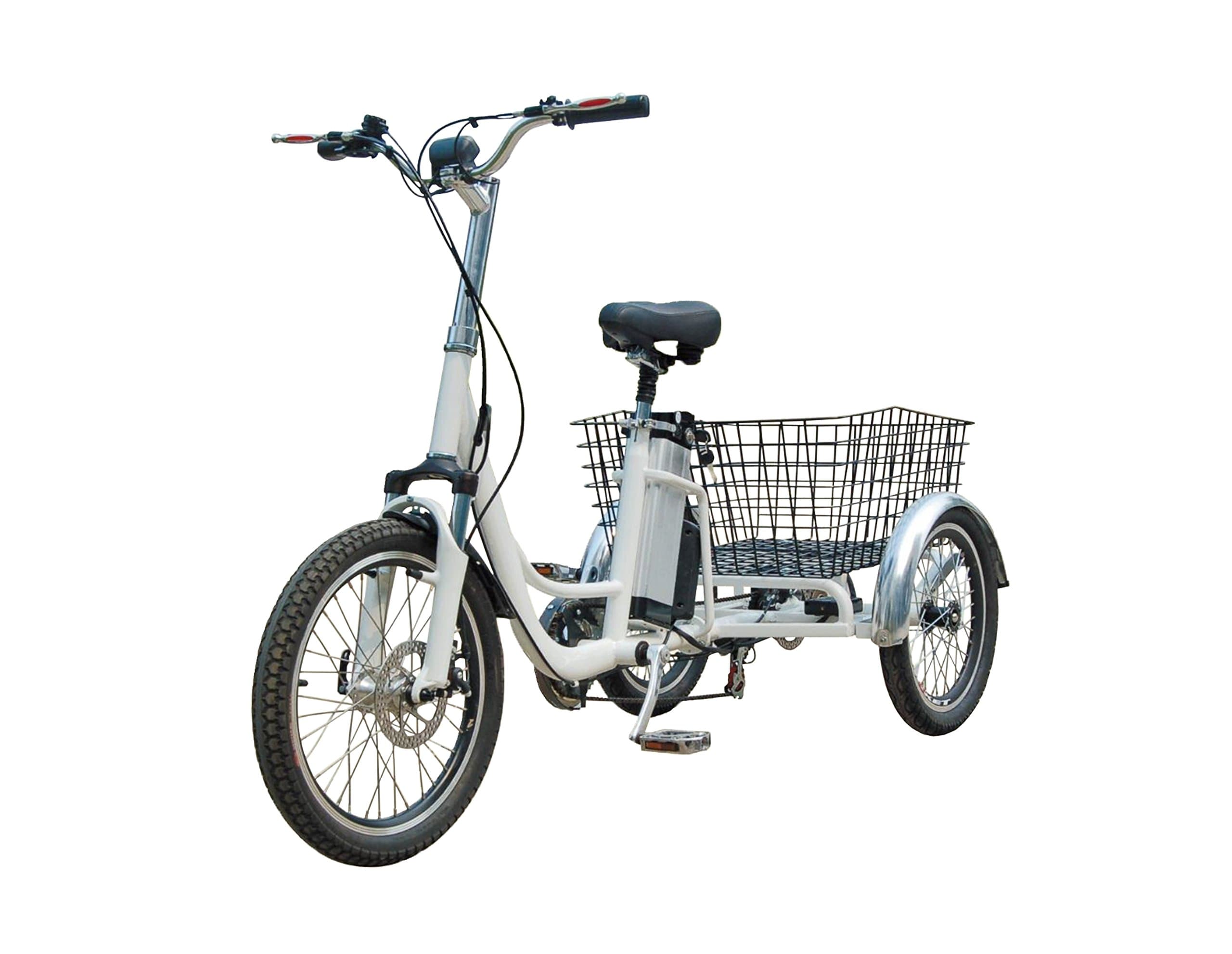 RMB EV Libert-e Adult Electric Pedal Trike/Tricycle with Dual Rear Wheel Power