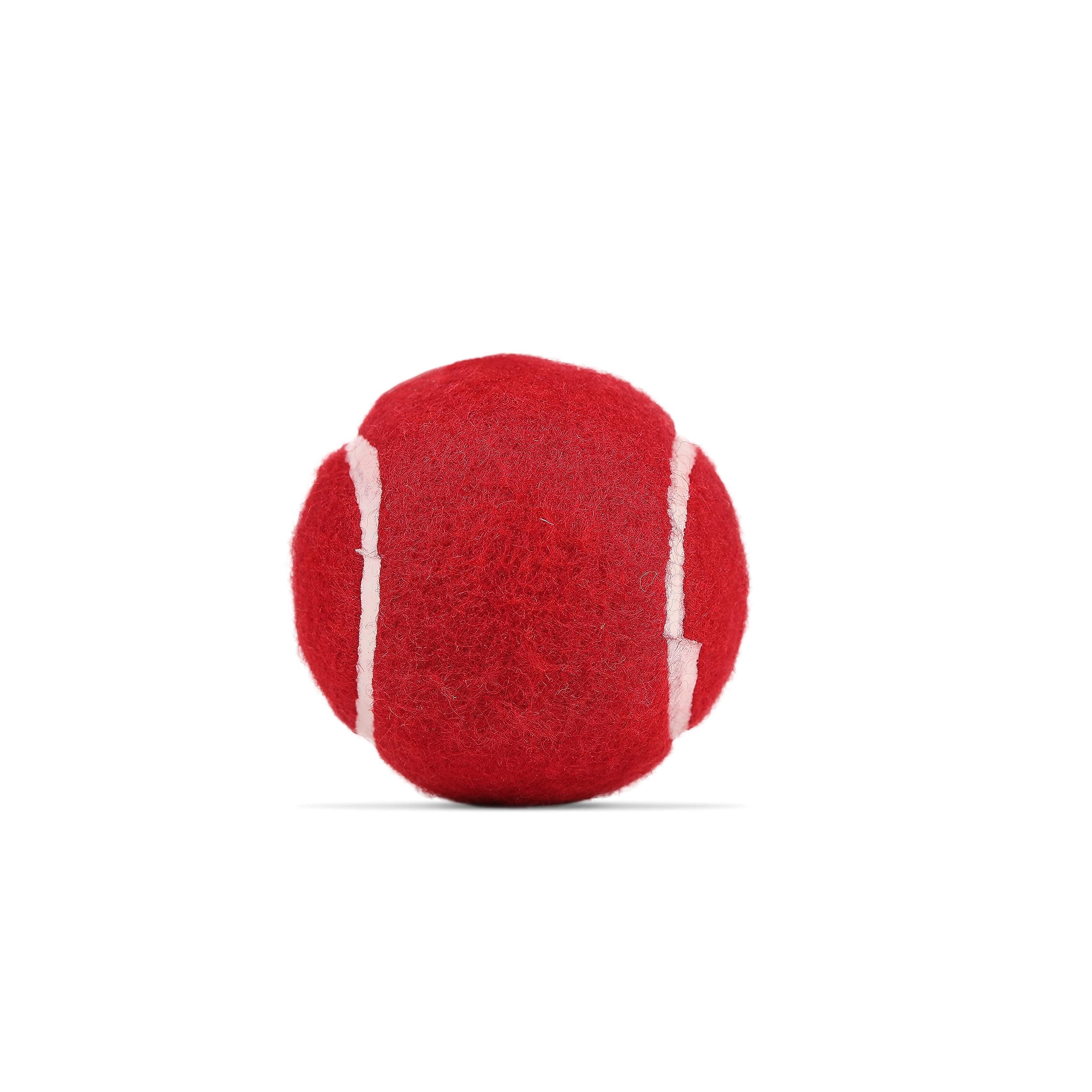 Cosco Rubber Tuff Heavy Weight Ball,Pack Of 6,Red,Youth Size(Cricket)