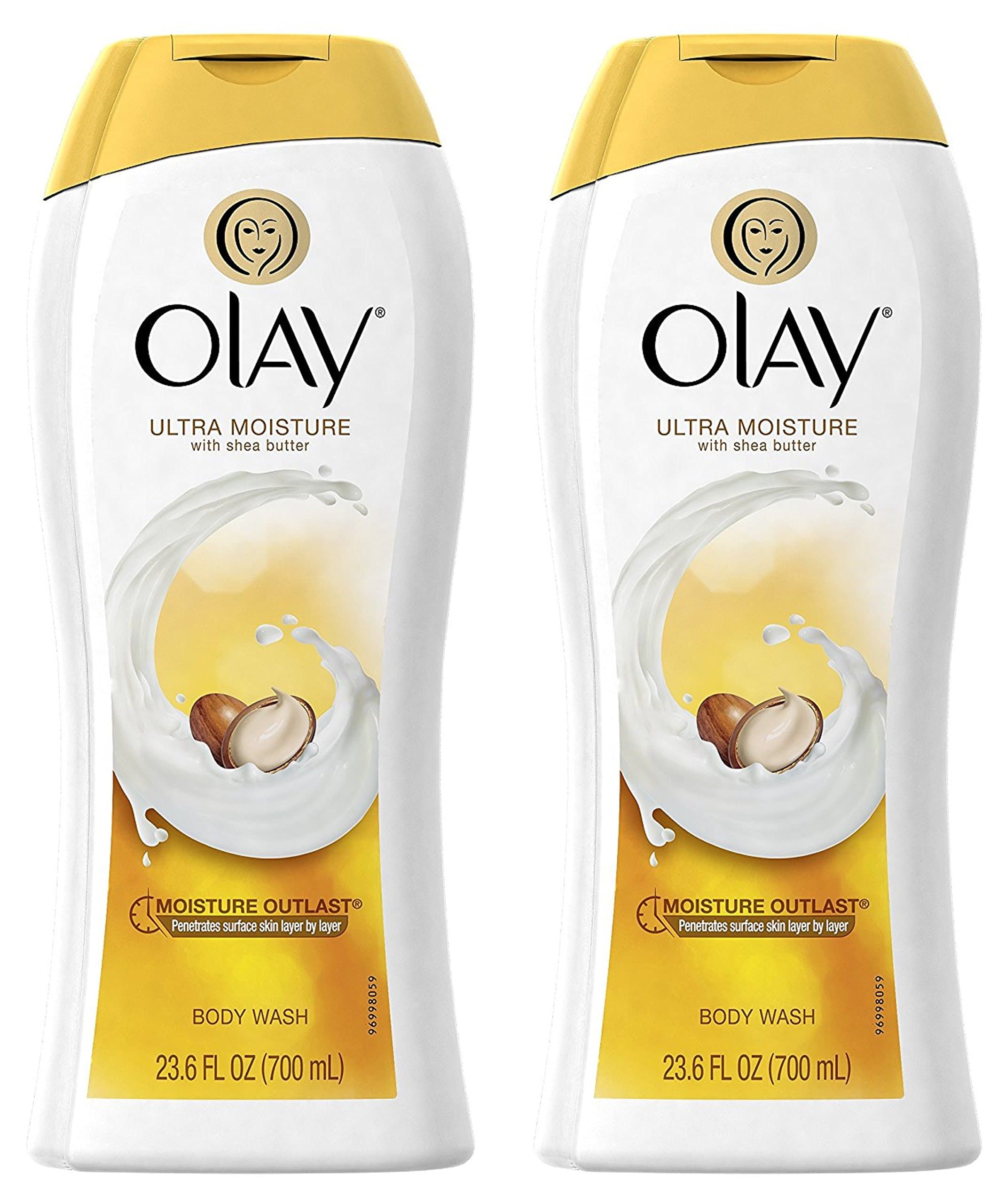 Ultra Moisture Moisturizing Body Wash with Shea Butter, 23.6 oz, 2 pk by Olay