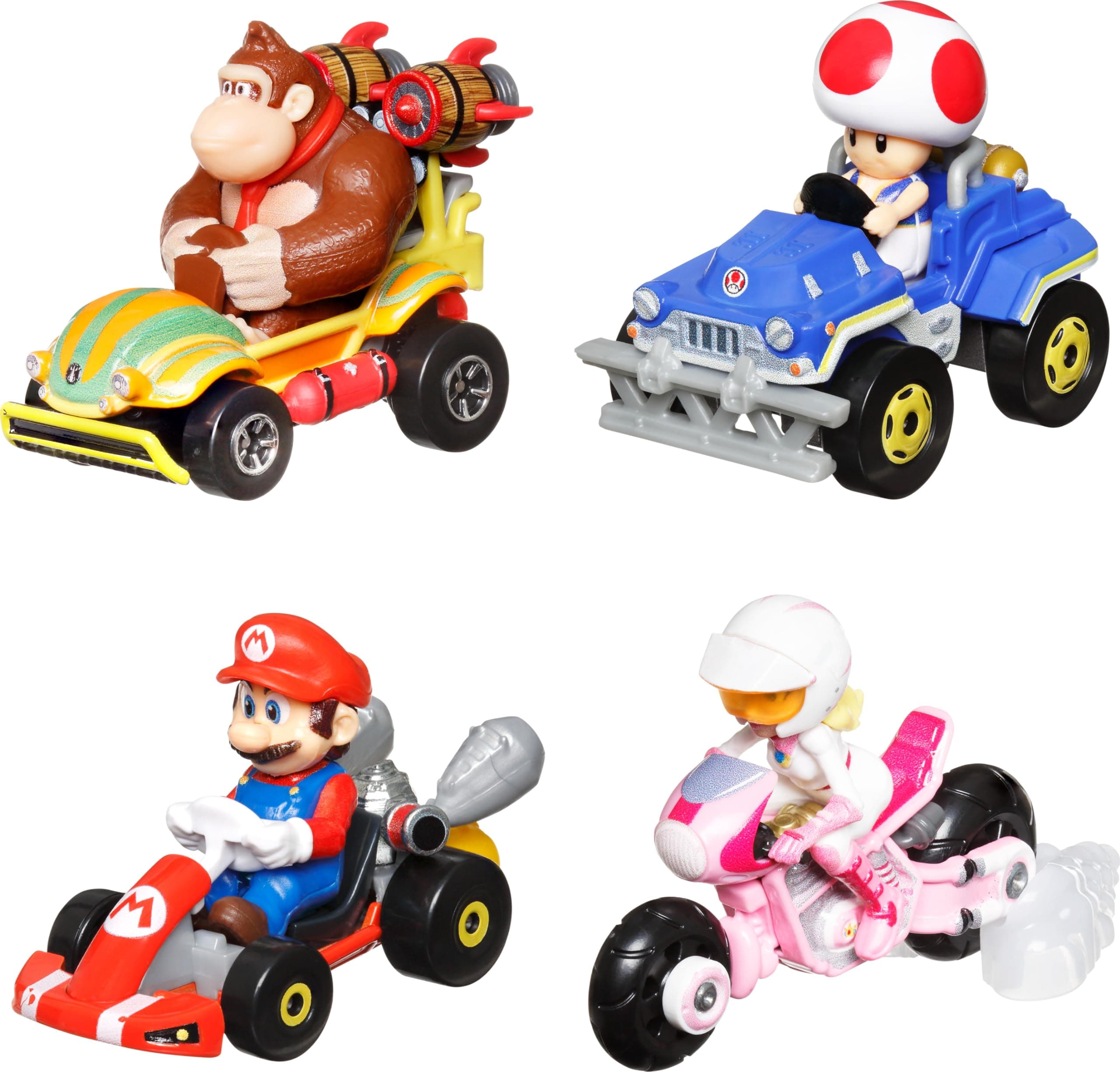 HOT WHEELS - Mario Kart Pack 4 cars HKD43
