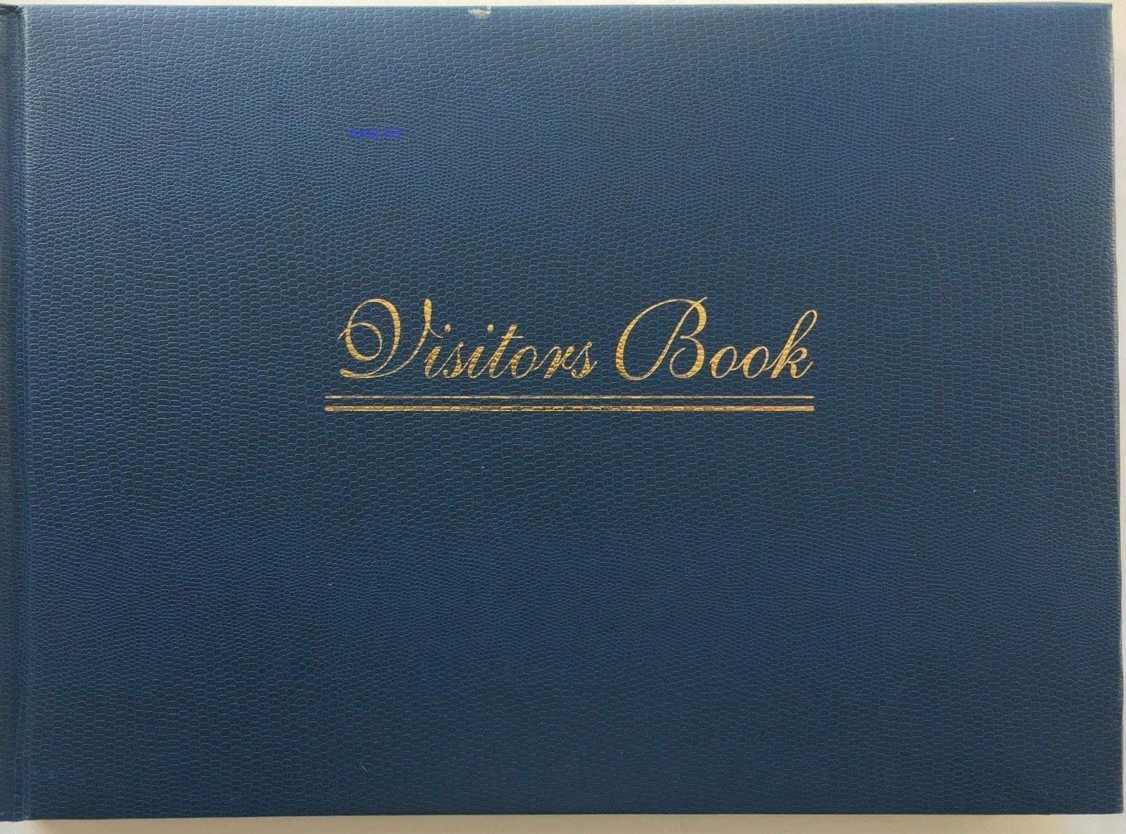 MantraRaj Premium Quality Visitor Padded Book for Hotel Business Guest House Reception (Blue)