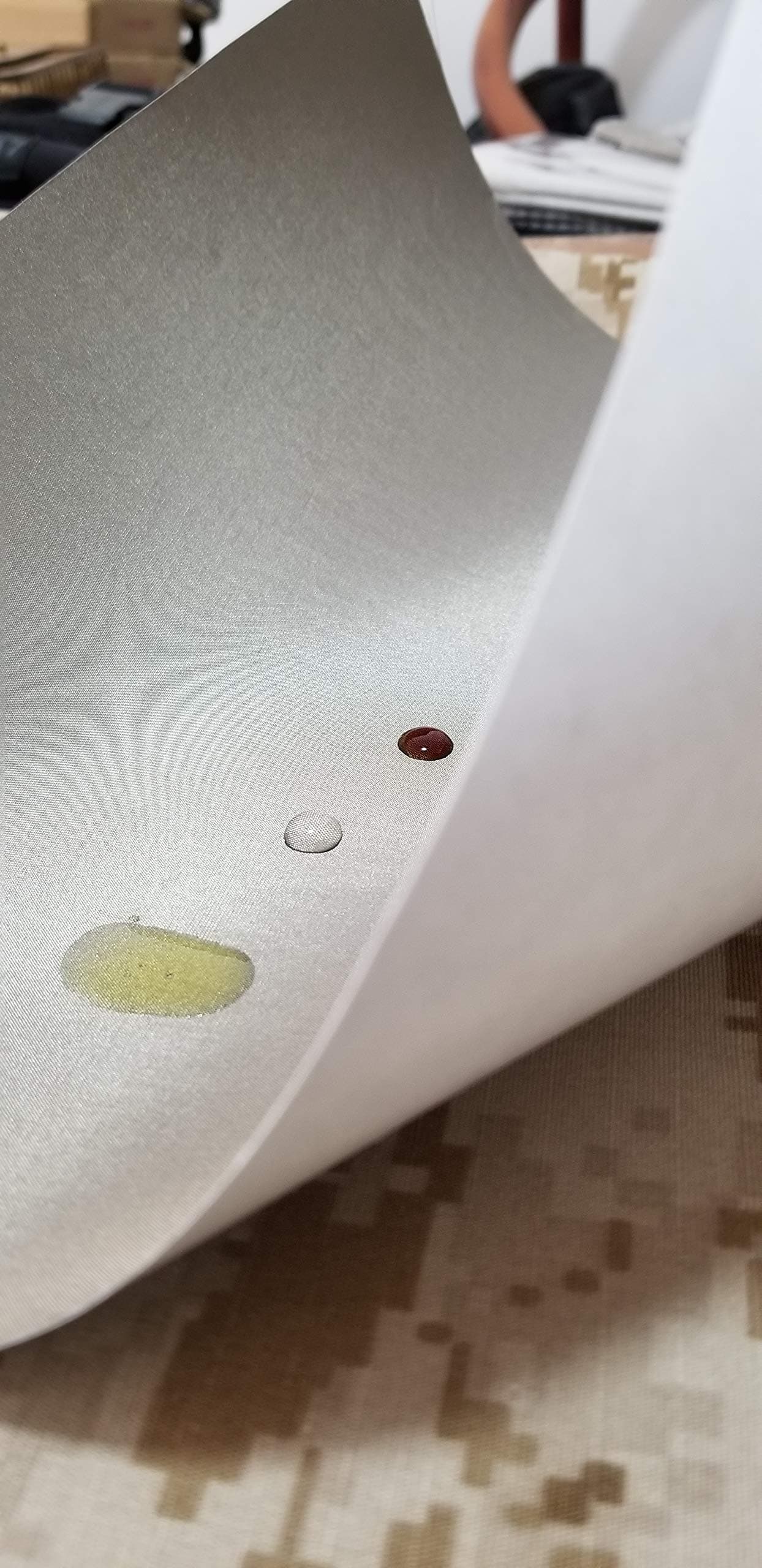 LVFEIER Radiation Protection/EMF Blocking/Waterproof/Oil Resistant Self-Sticking Conductive Household Wallpaper for Computer Room