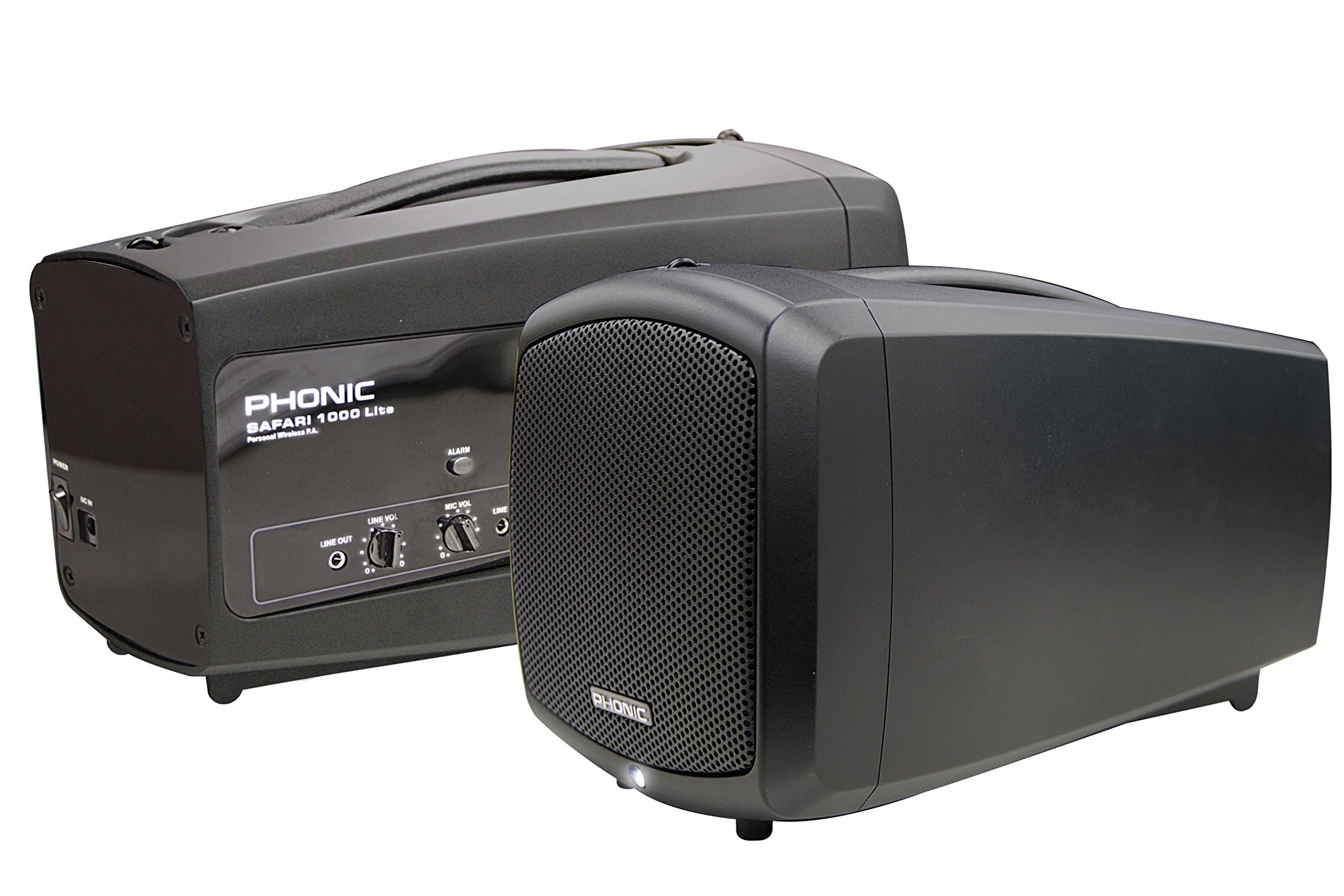 Phonic Safari 1000 Lite 25 W Black – Portable Speakers (13.3 cm, 25 W, 50 – 18000 Hz, 50 W, WIRED, Black)