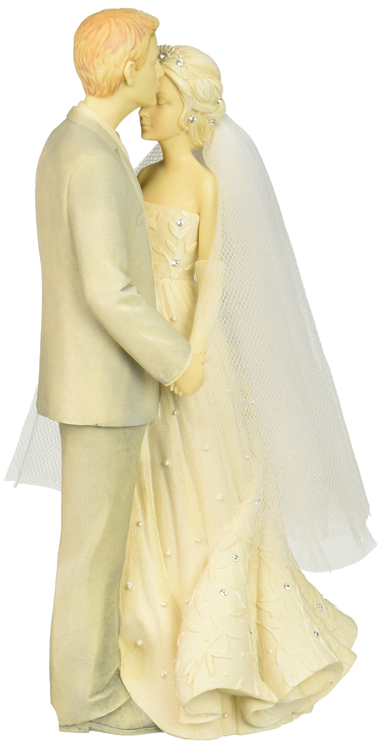 Enesco Gift Foundations Bride & Mother Stone Resin Figurine Set, 9.37"