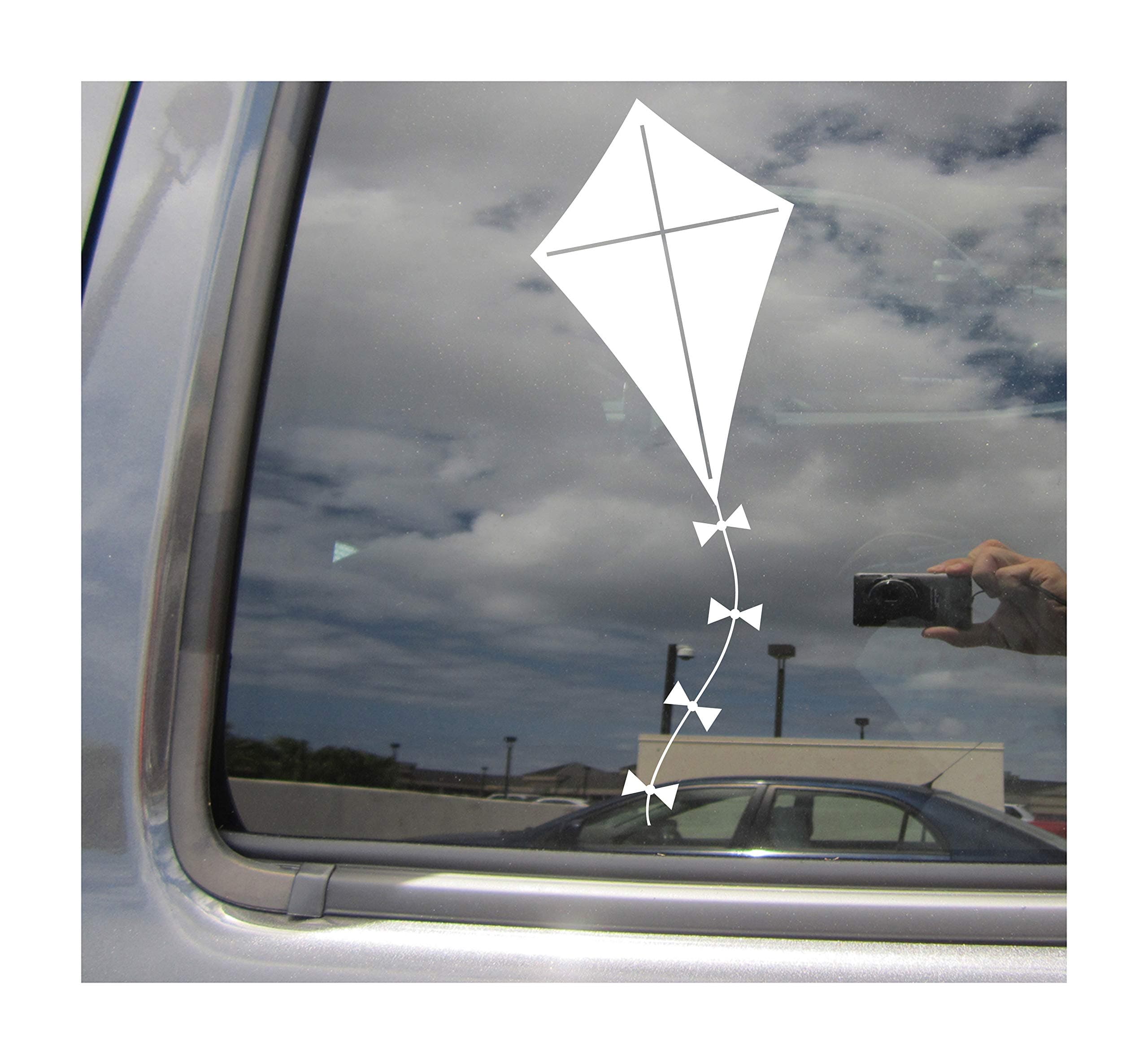 Flying Kite - Hobby Craft - Cars Trucks Moped Helmet Hard Hat Auto Automotive Craft Laptop Vinyl Decal Store Window Wall Sticker 10068