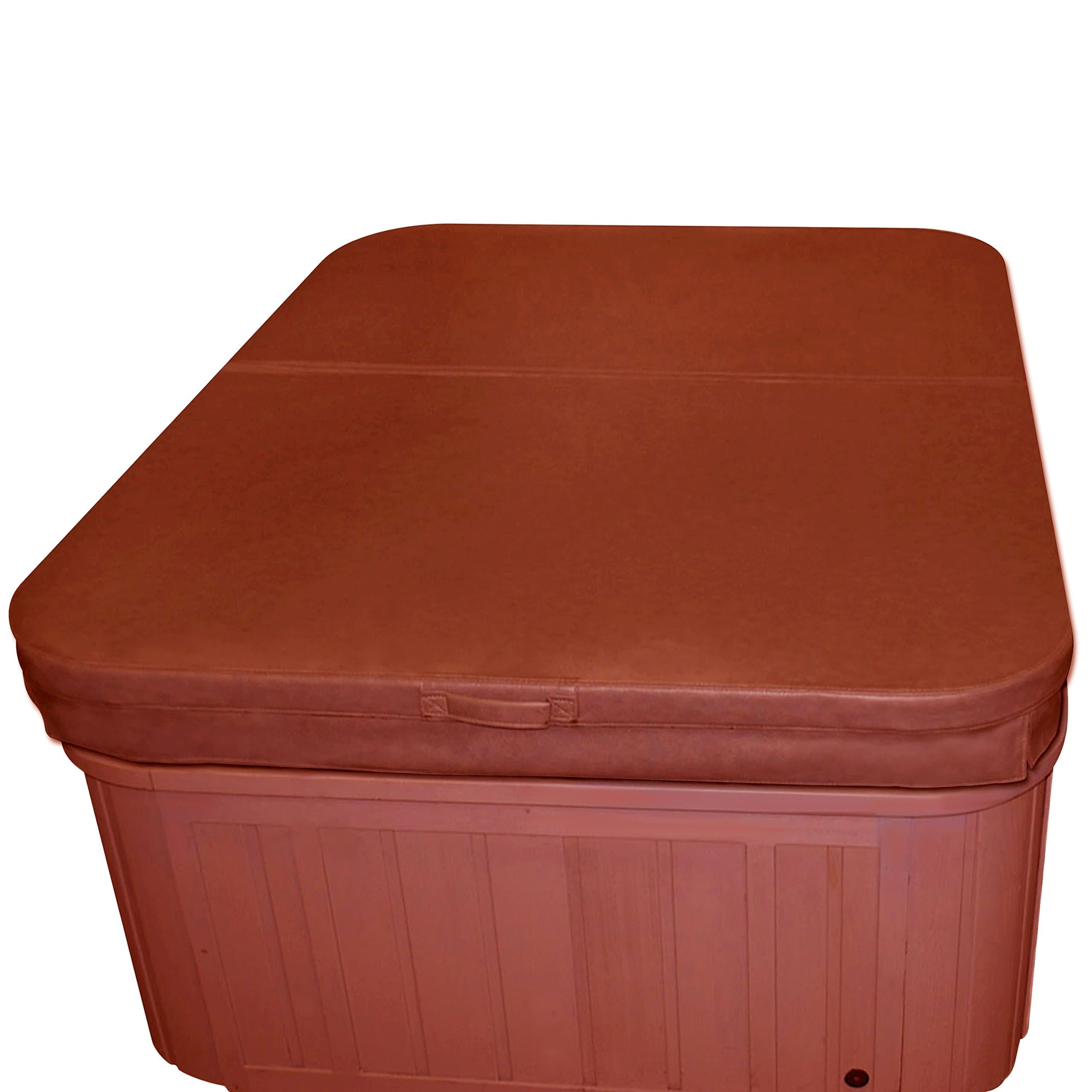 84 x 84 Inch Replacement Spa Cover and Hot Tub Cover - Brown